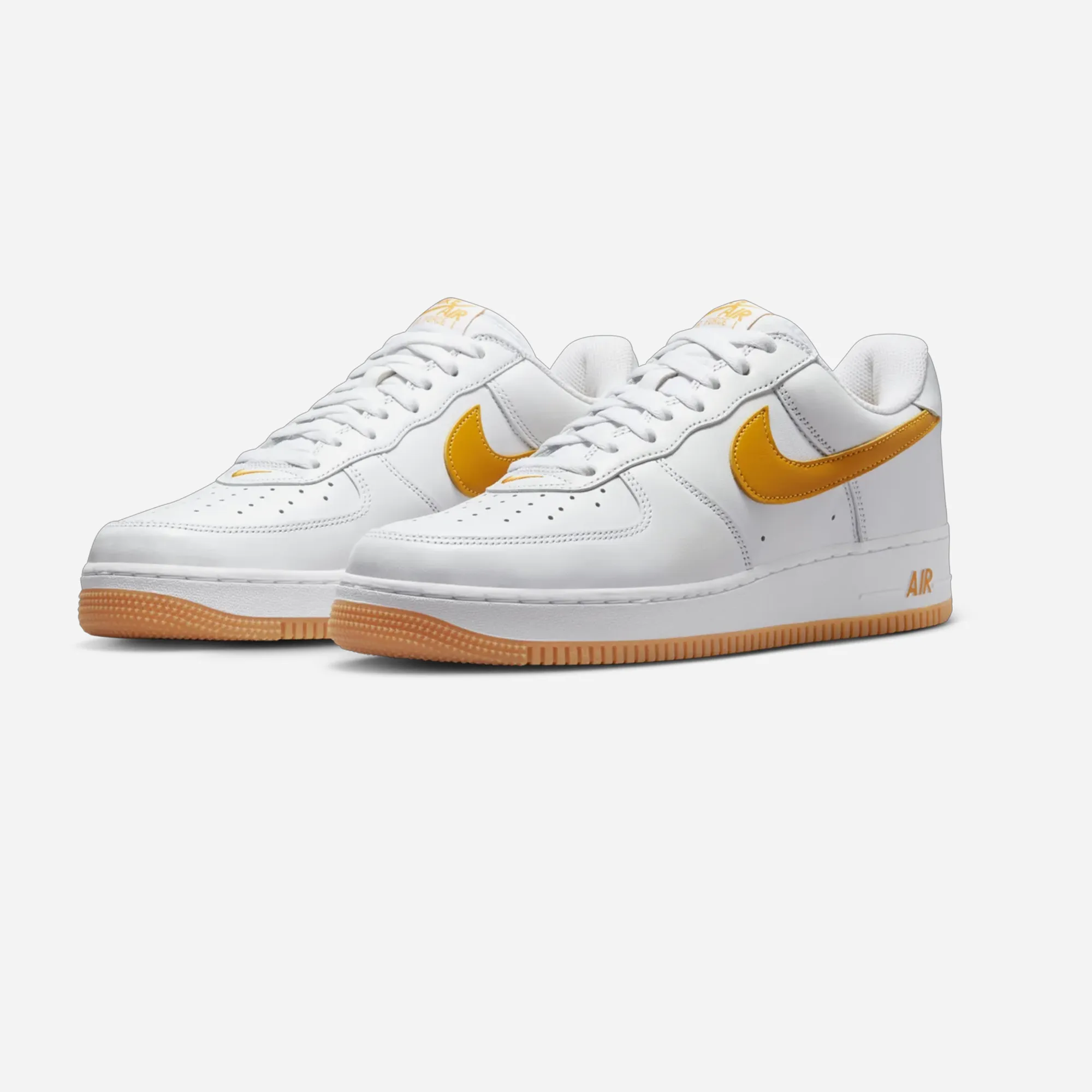 Nike Air Force 1 Low '07 University Gold Endurance Run Perforated Ventilation System