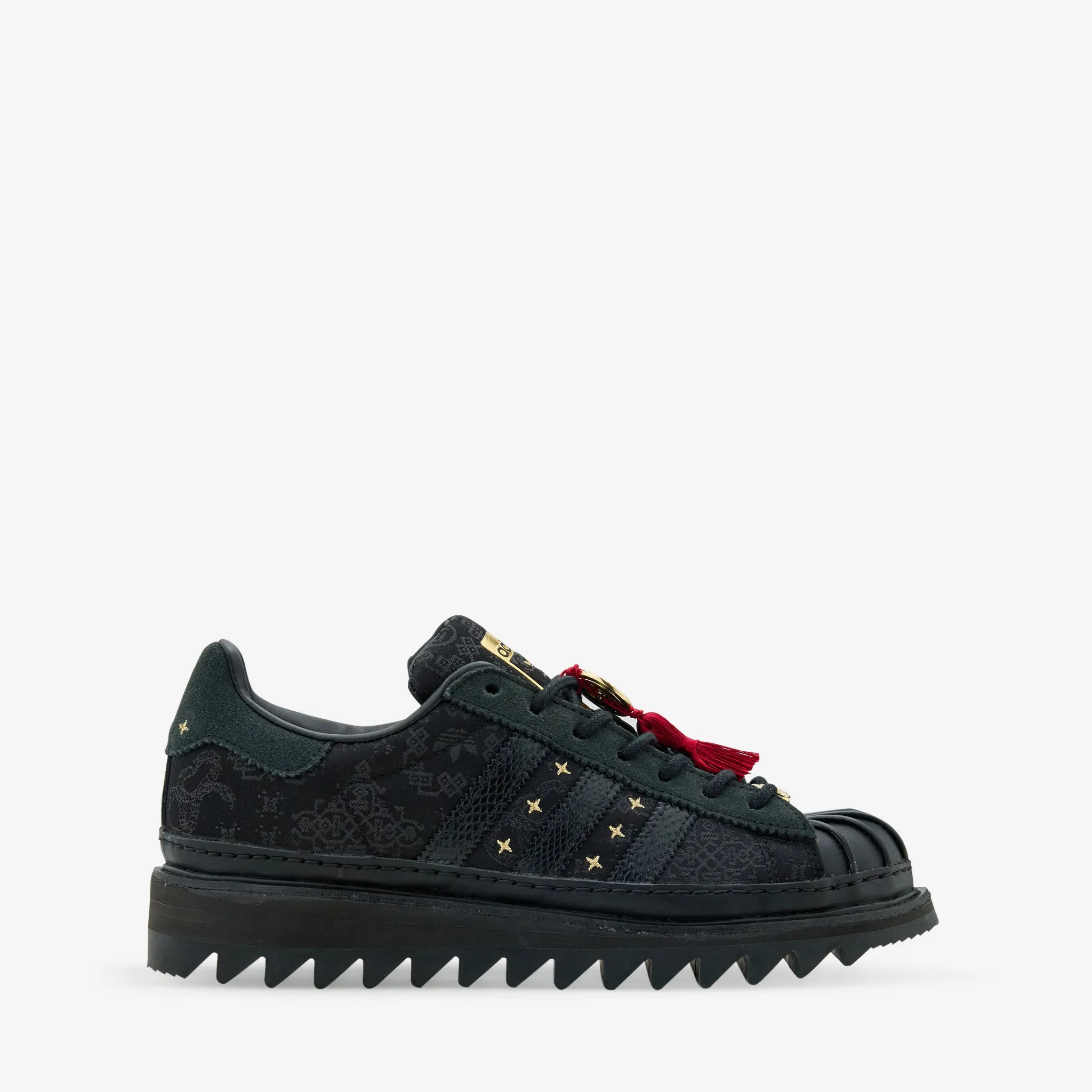 CLOT by Edison Chen x LNY Superstar Core Black | Carbon | Gold Metallic Foam Insole
