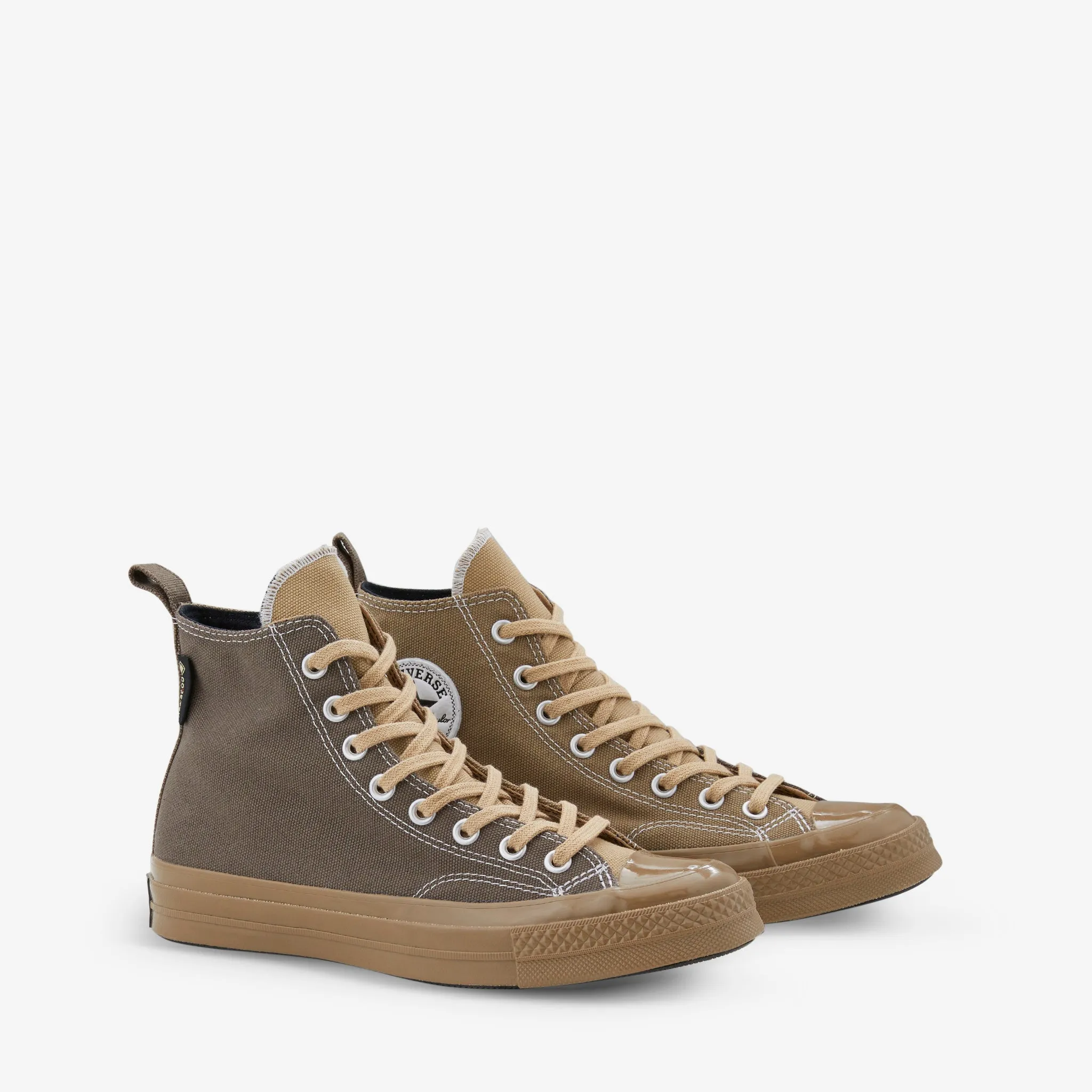 Canvas Upper Thick sole Chuck Taylor '70 GTX Hi Squirmy Worm | Engine Smoke | Khaki