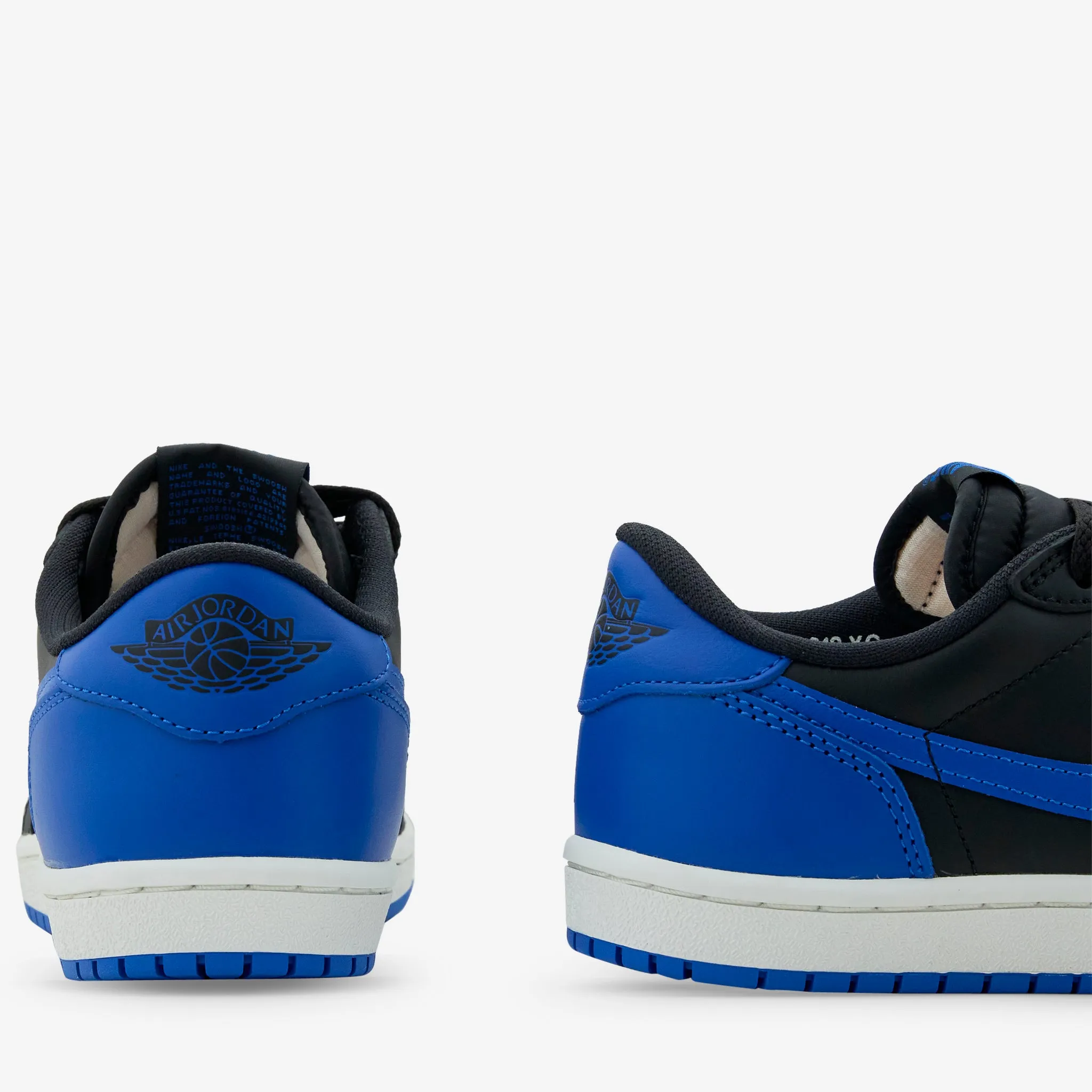 Comfortable Outsole Air Jordan 1 Low '85 Black | Varsity Royal | Summit White
