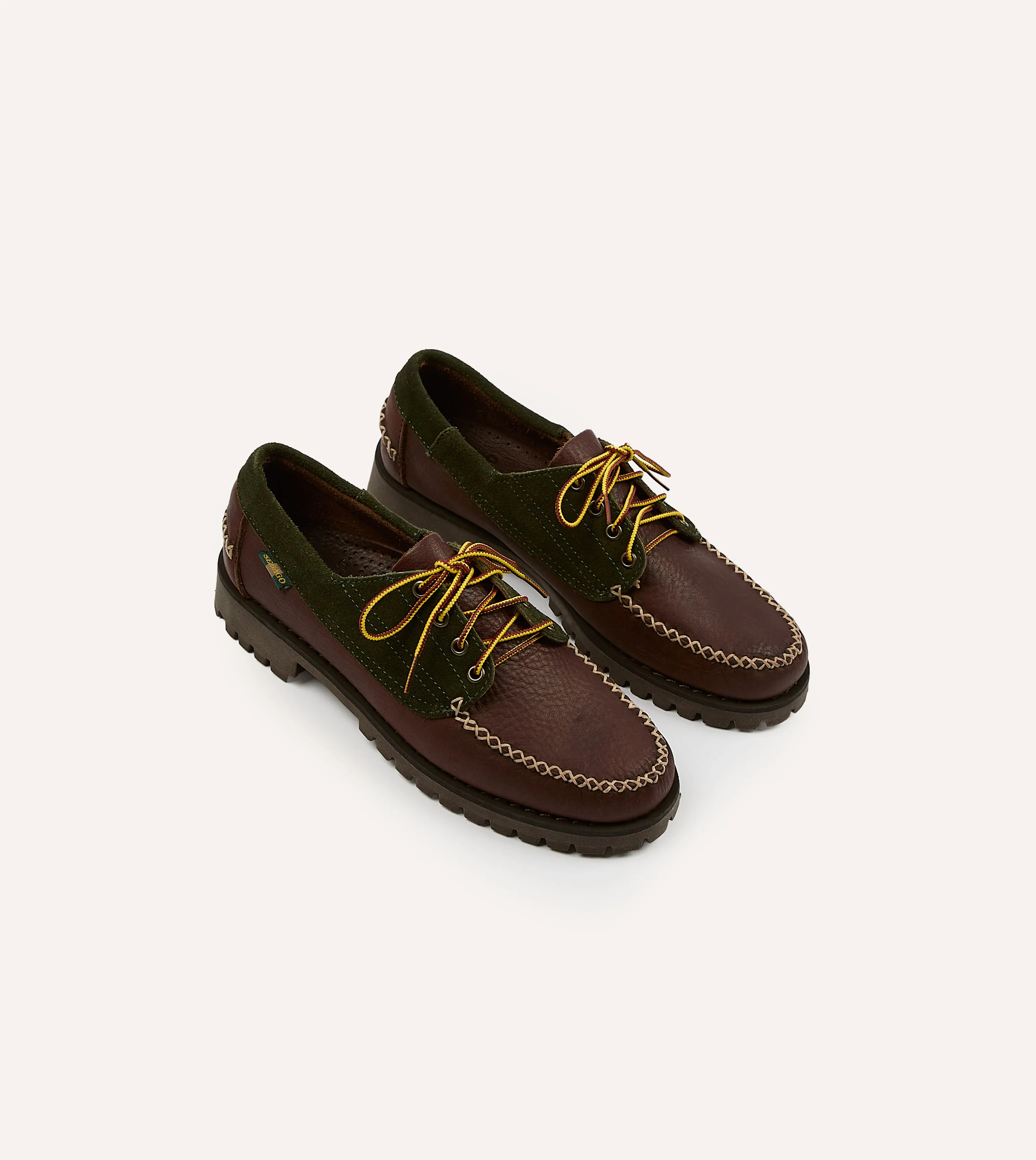 professionals - specific functions Drake's by Sebago Campsides Askook Patchwork Suede Shoe