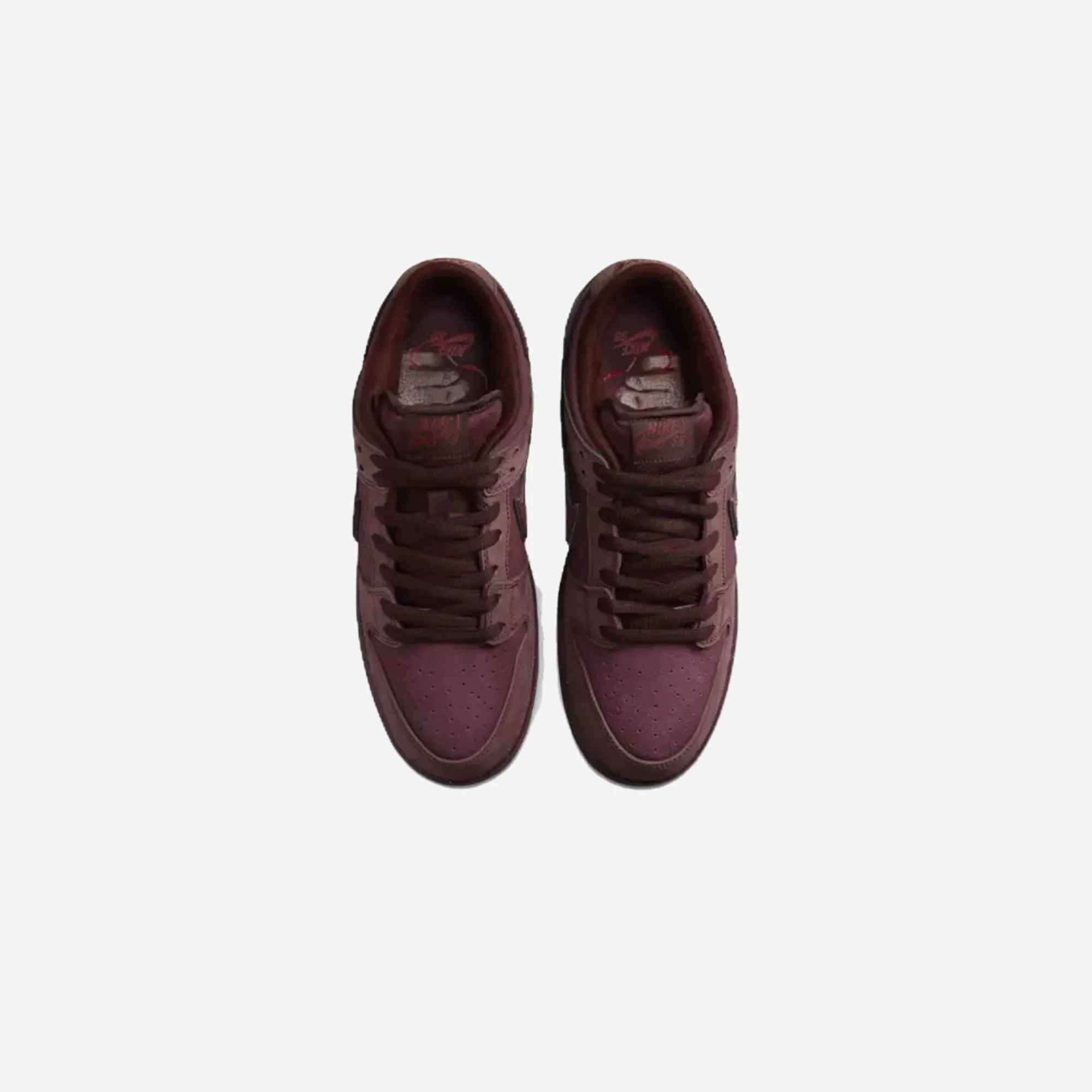 Airflow Optimized Structure Comfort Upgrade Nike SB Dunk Low City of Love Burgundy Crush