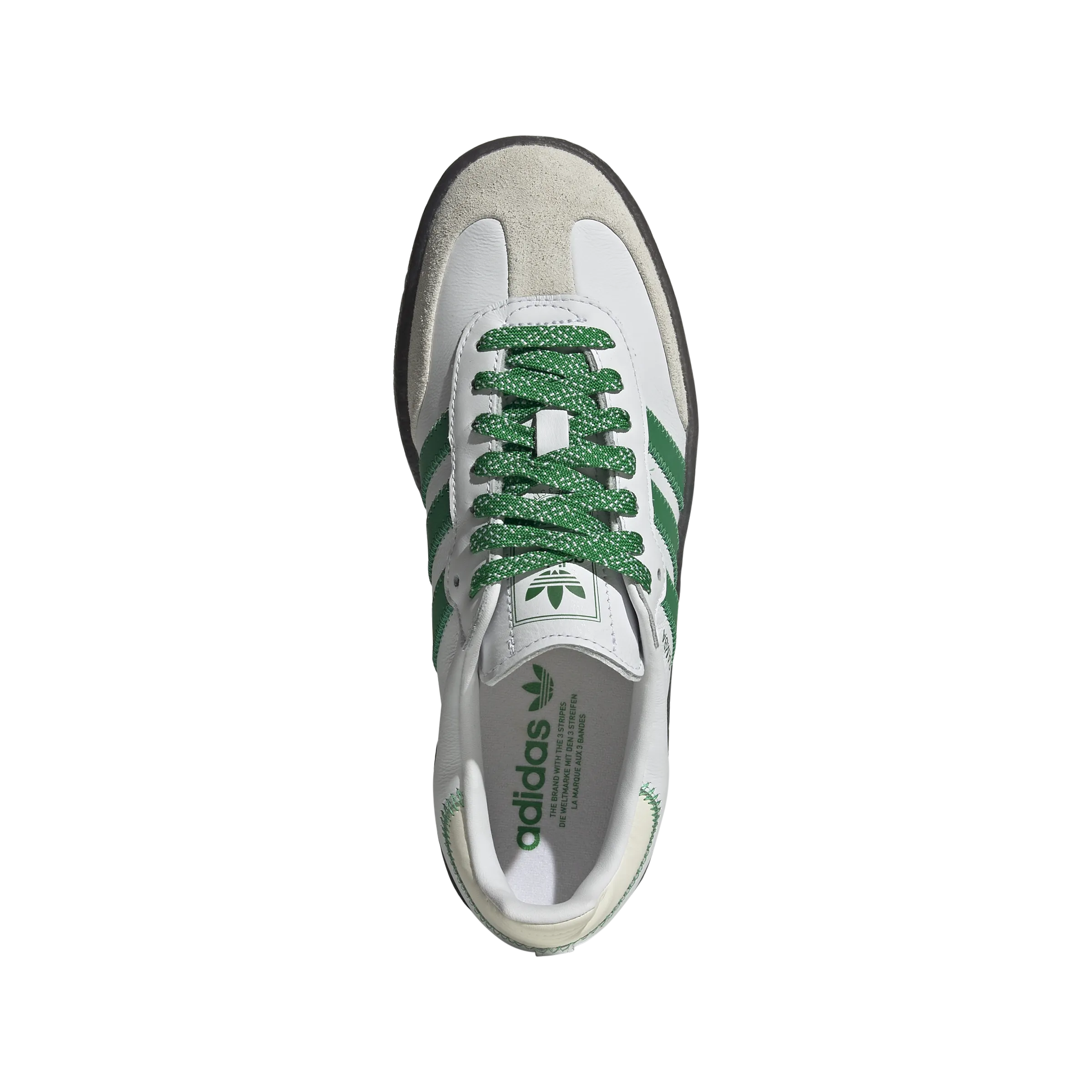 Wmns Sambae 'Cloud White Green' Step Ahead Leather Upper
