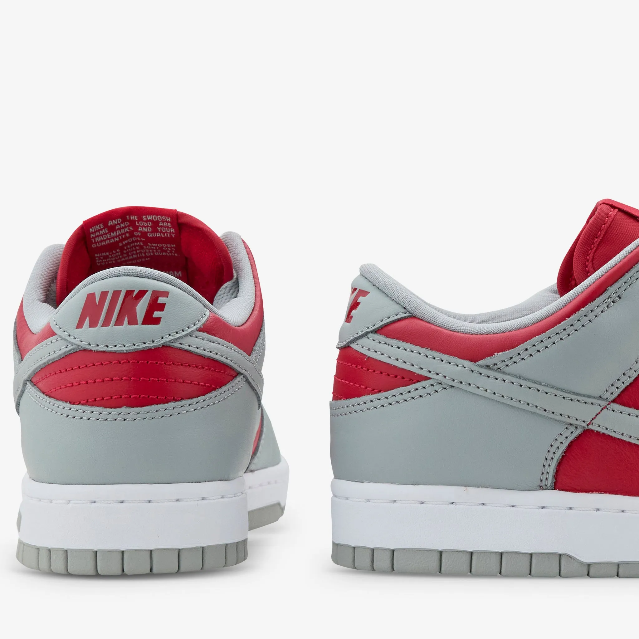 Simple Edge Mesh Lining Dunk Low Varsity Red | Silver | White