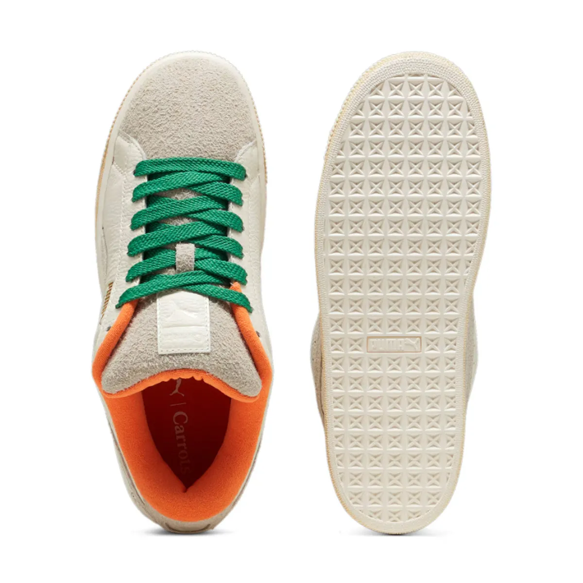   Carrots Suede XL 'Warm White Rickie Orange' Dance Mode Lightweight Form Casual Wear