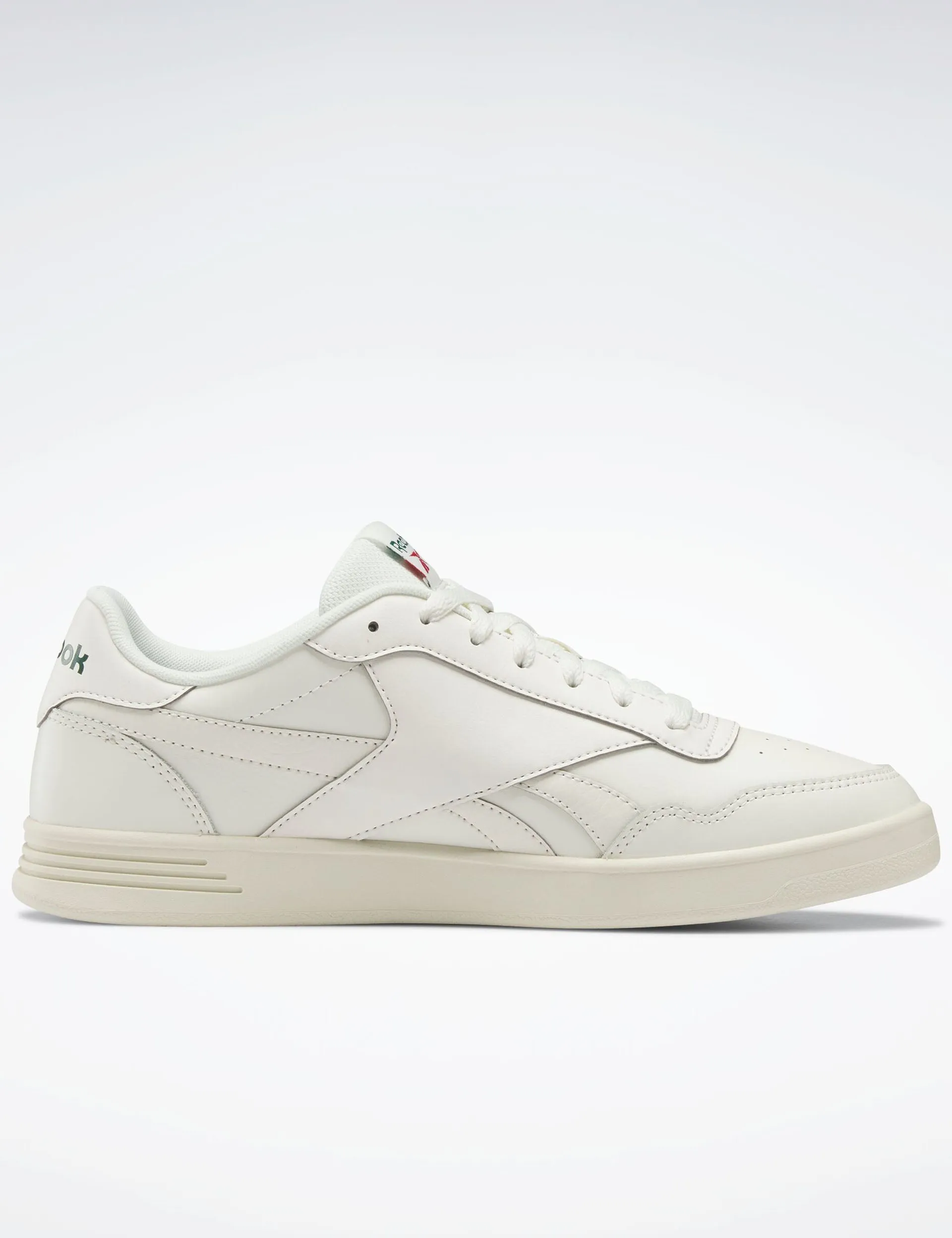 Court Advance Shoes - Chalk/Dark Green/Flash Red Suitable for all fitness levels grippy sole shoes