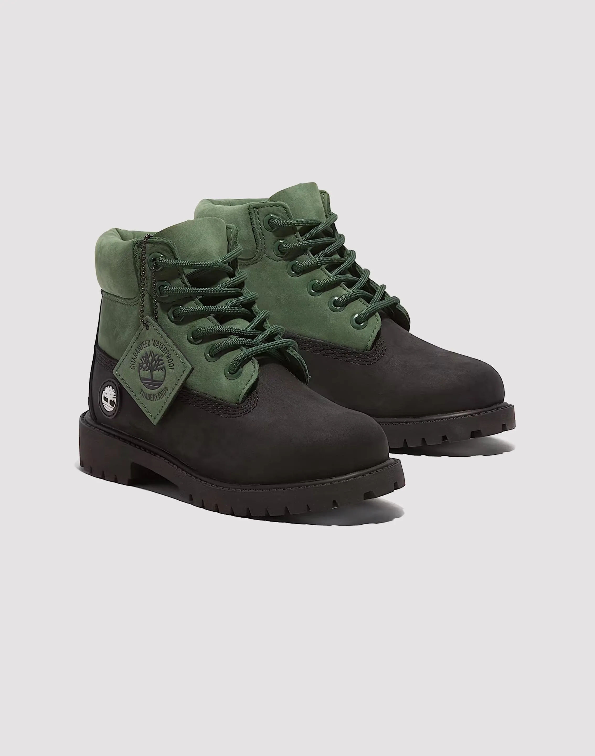 Comfortable Heel Counter Storm Proof Timberland 6-Inch Premium Waterproof Boots Grade-School