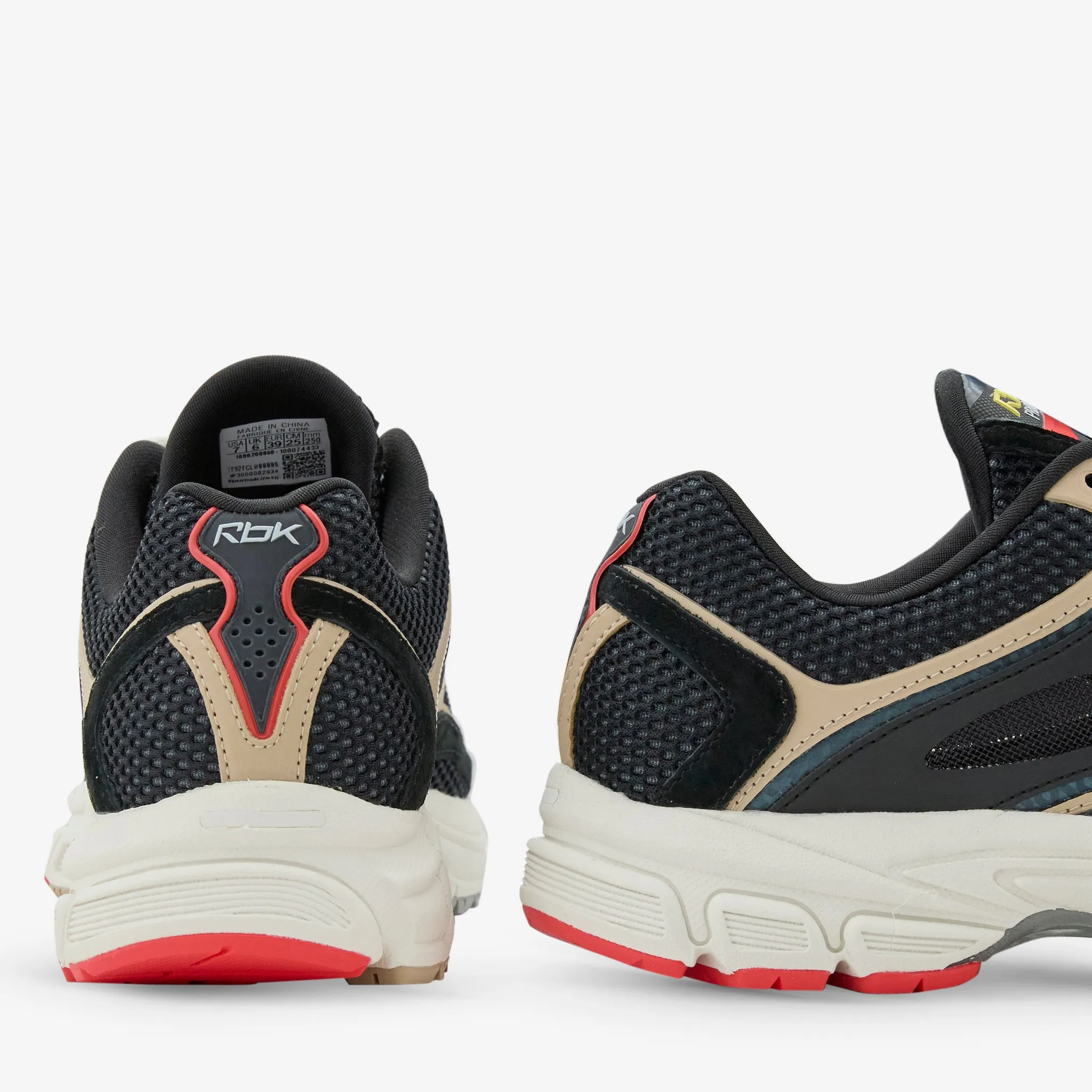 RBK Premier Trinity KFS Black | Chalk | Dynamic Red Mesh   lined