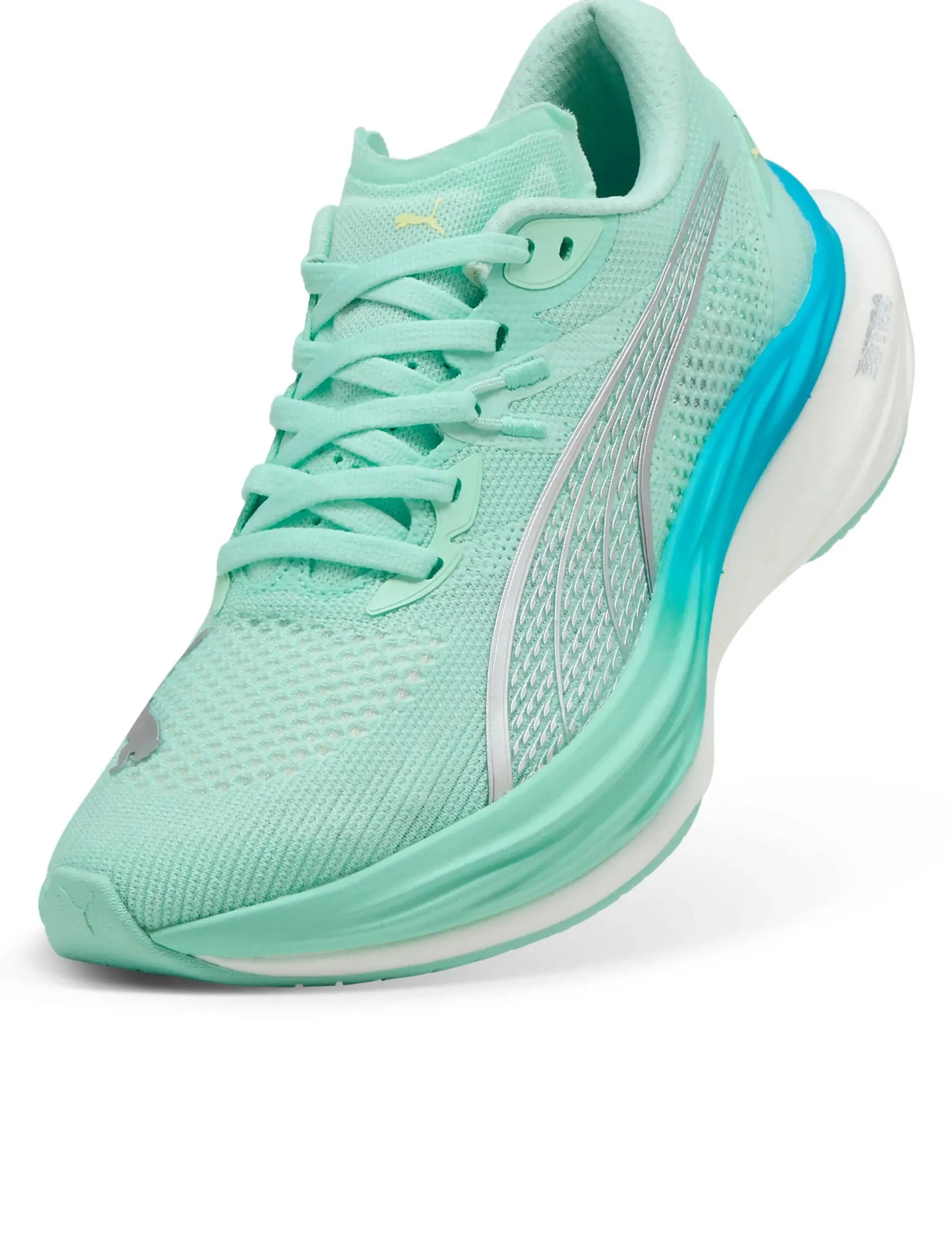easy - to - clean - design shoes Deviate NITRO 3 Running Shoes - Mint Melt/Speed Blue
