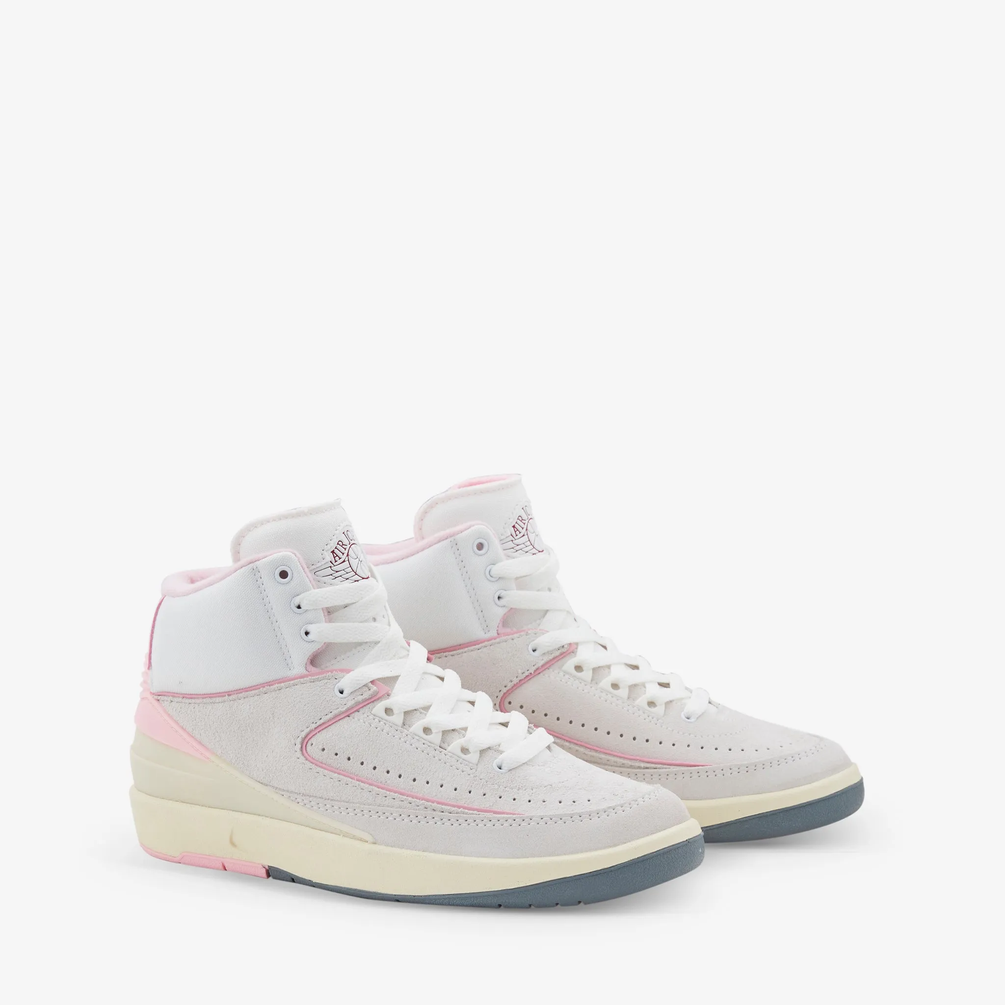 Smooth Flex Women's Air Jordan 2 Retro Summit White | Gym Red | Medium Soft Pink