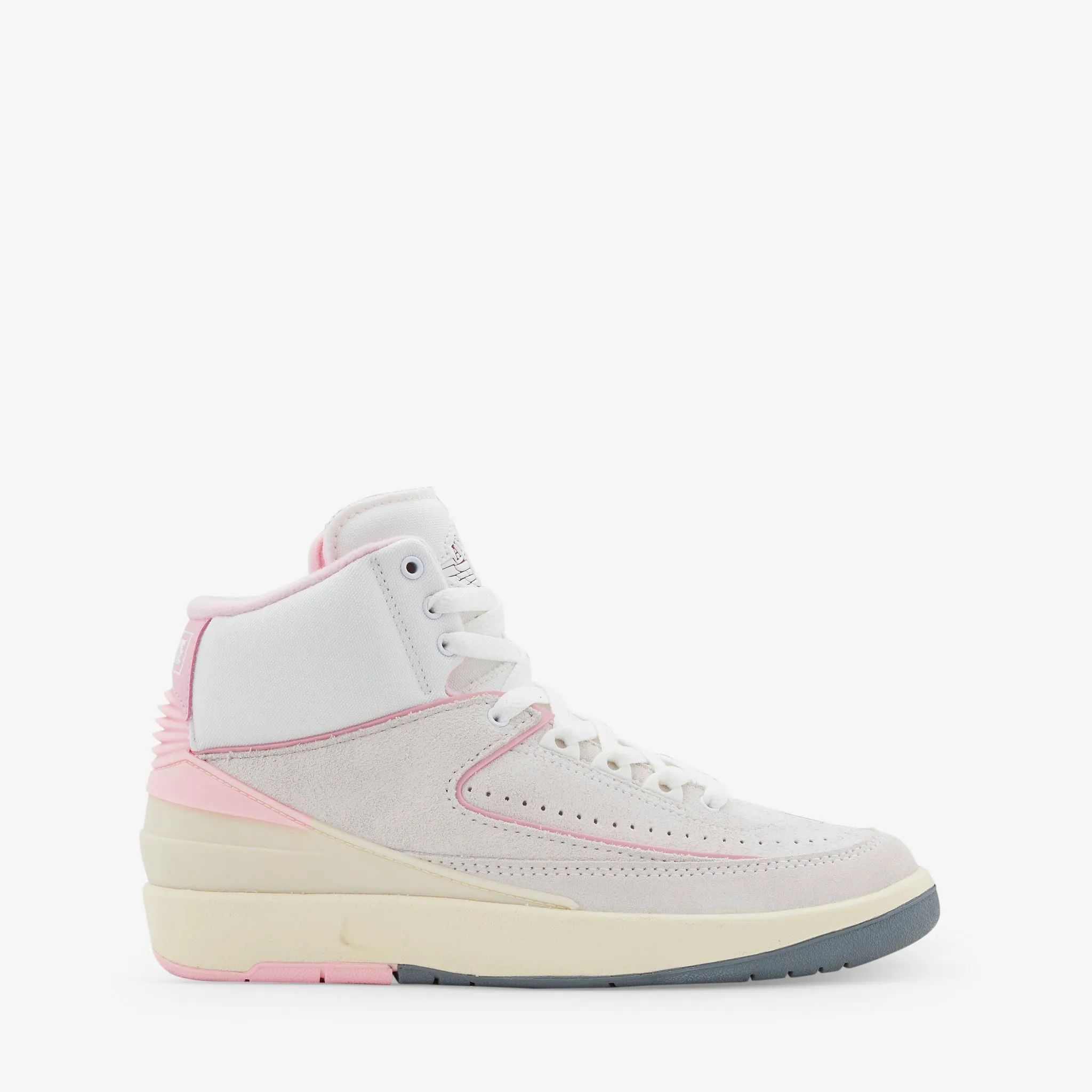Move Free Women's Air Jordan 2 Retro Summit White | Gym Red | Medium Soft Pink
