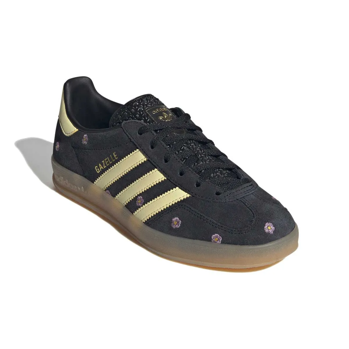 Wmns Gazelle Indoor 'Black Almost Yellow' Sweat Resistant Urban Stroll