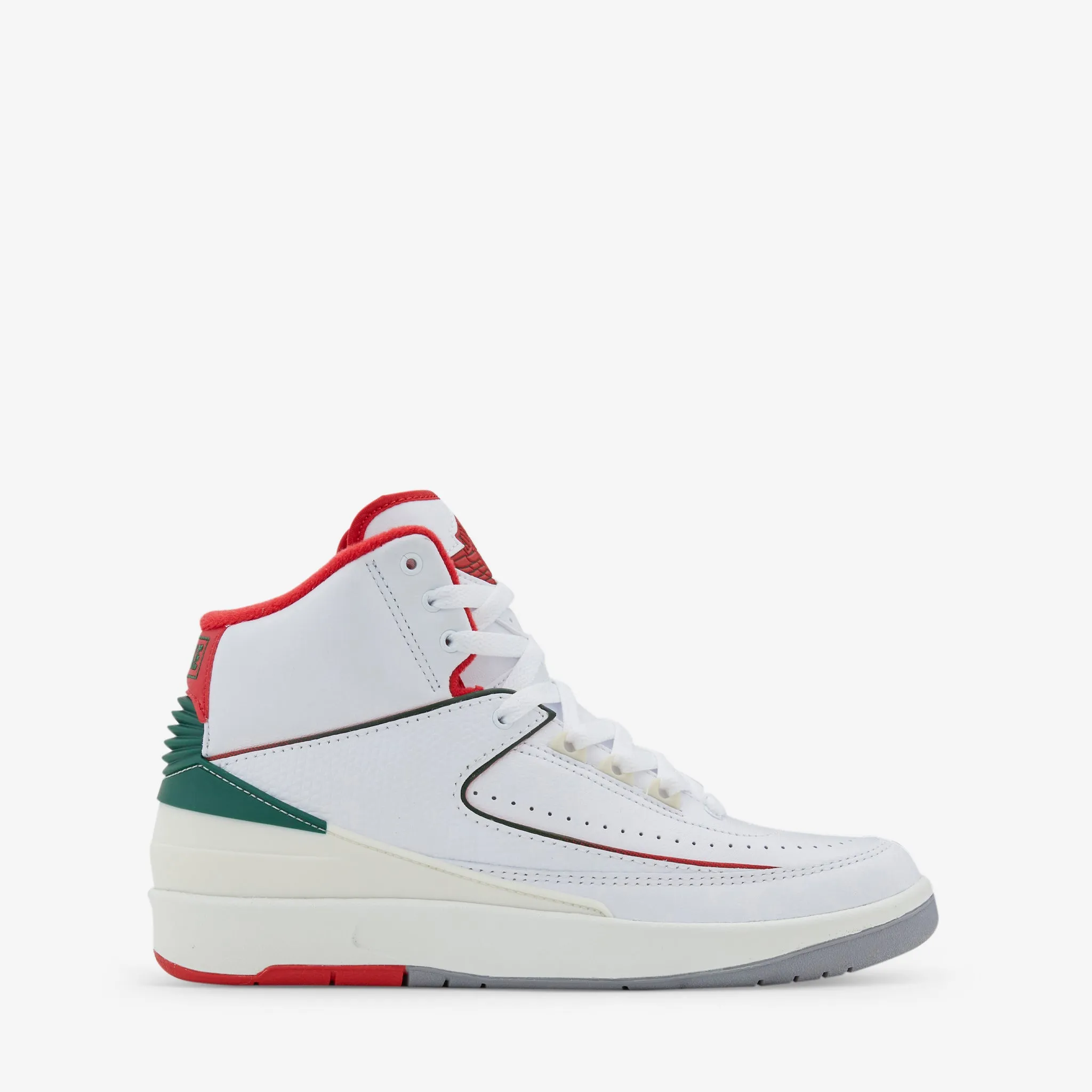 Fog Jog Air Jordan 2 Retro White | Fire Red | Fir | Sail