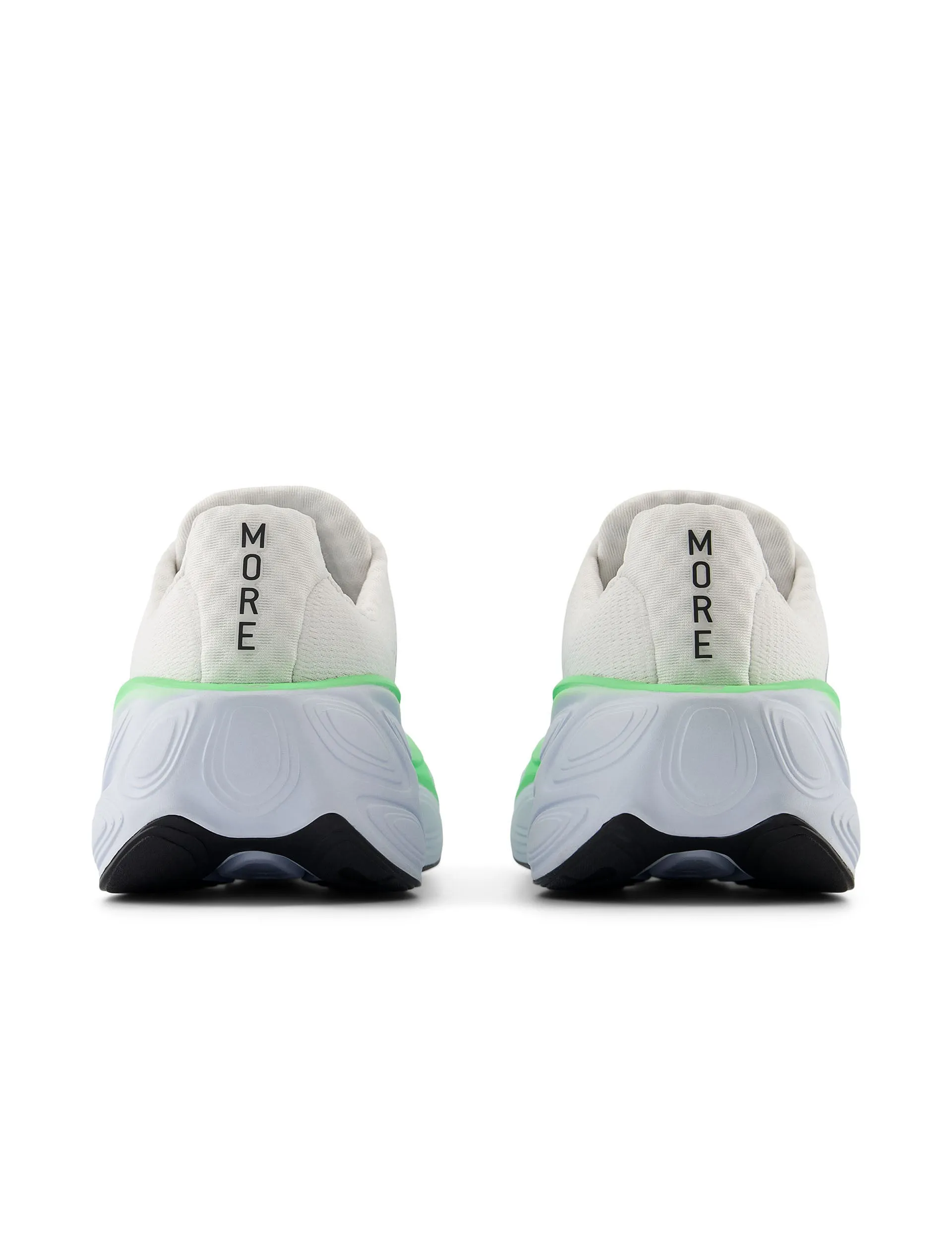 outdoor running footwear Fresh Foam X More v5 Shoes - White/Ice Blue/Electric Jade