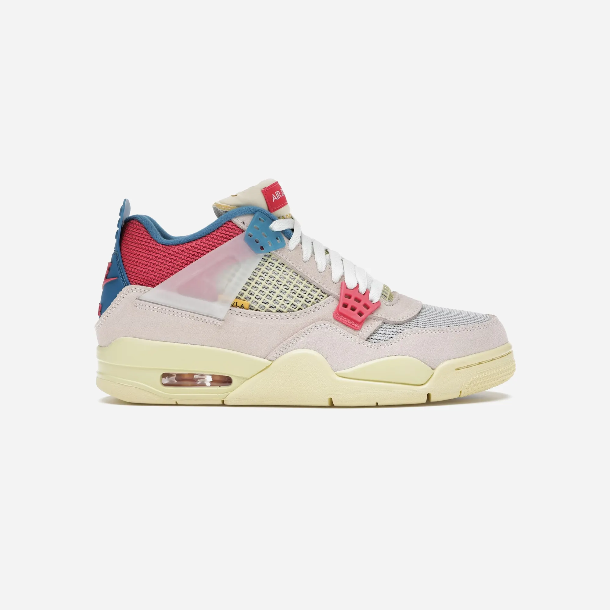 Nike Air Jordan 4 Retro Union Guava Ice Multi Density Rubber Airflow Enhanced Tongue