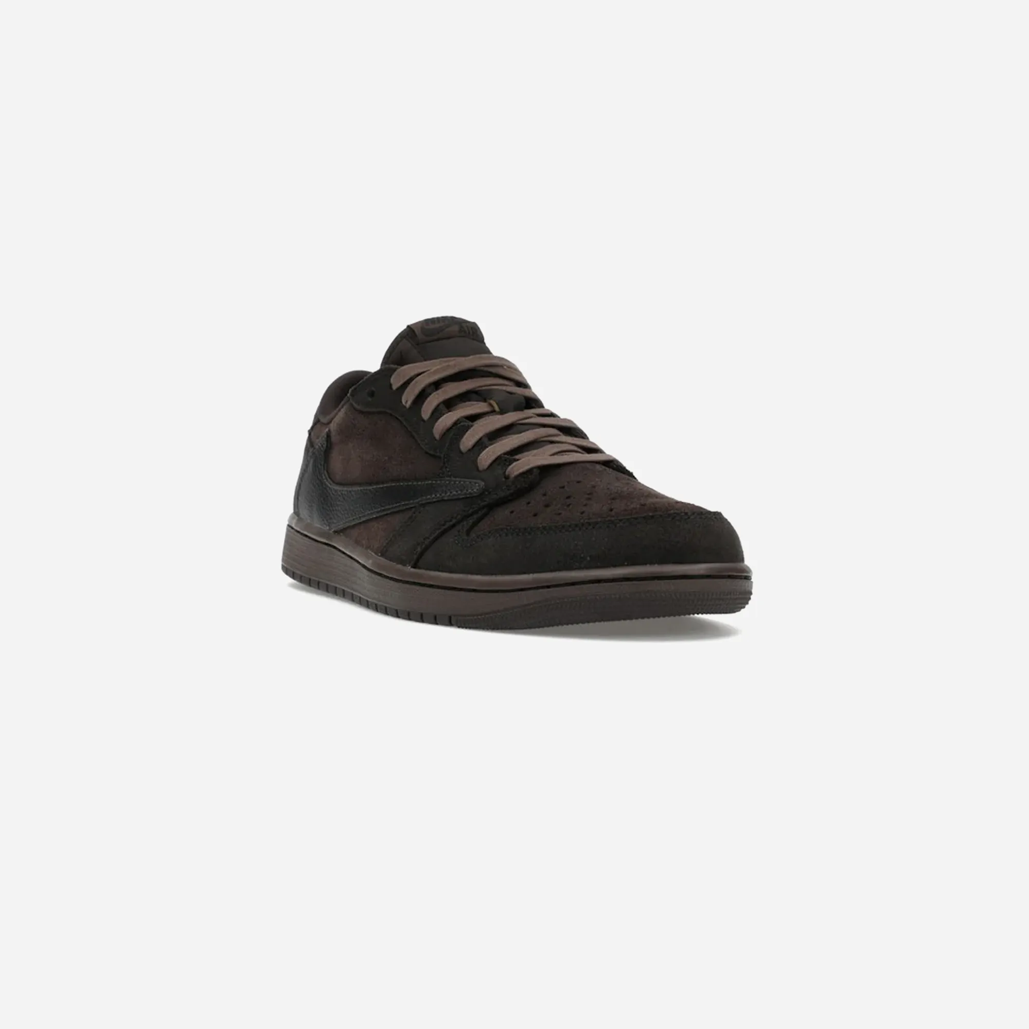 Nike Air Jordan 1 Retro Low OG SP Travis Scott Velvet Brown Wear Anytime Layered Design