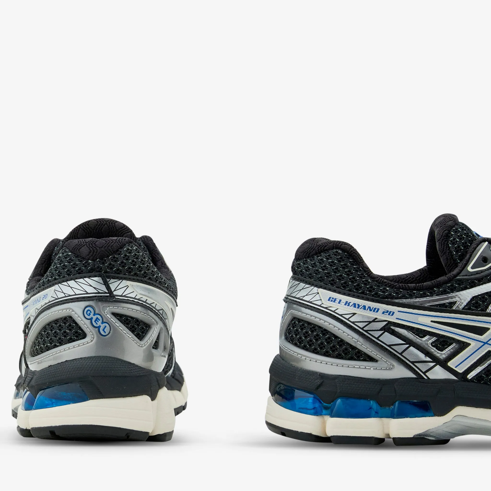 Walking Vibe Gel-Kayano 20 Black | Pure Silver