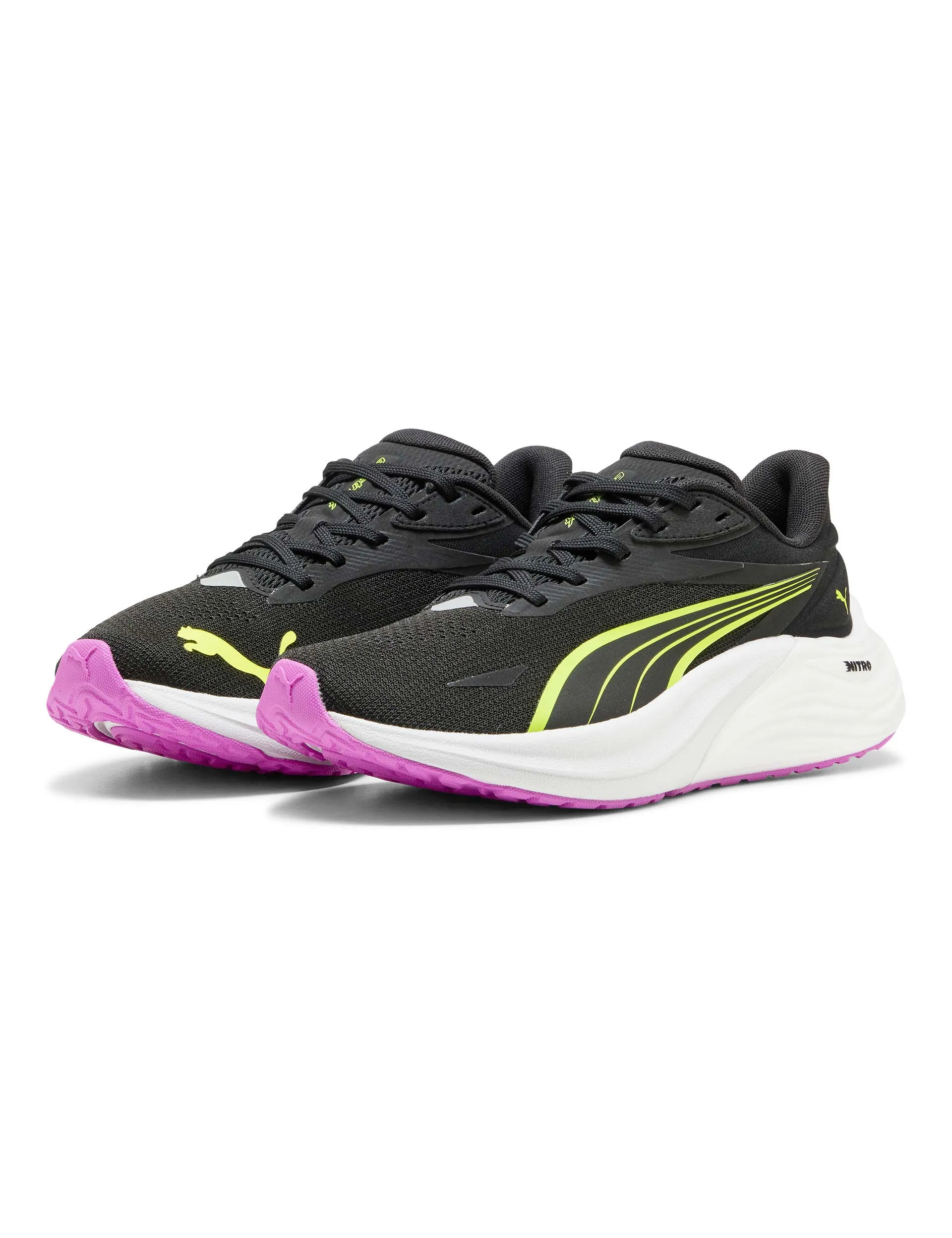 Electrify NITRO 4 Running Shoes - Black/Yellow Alert travel - friendly