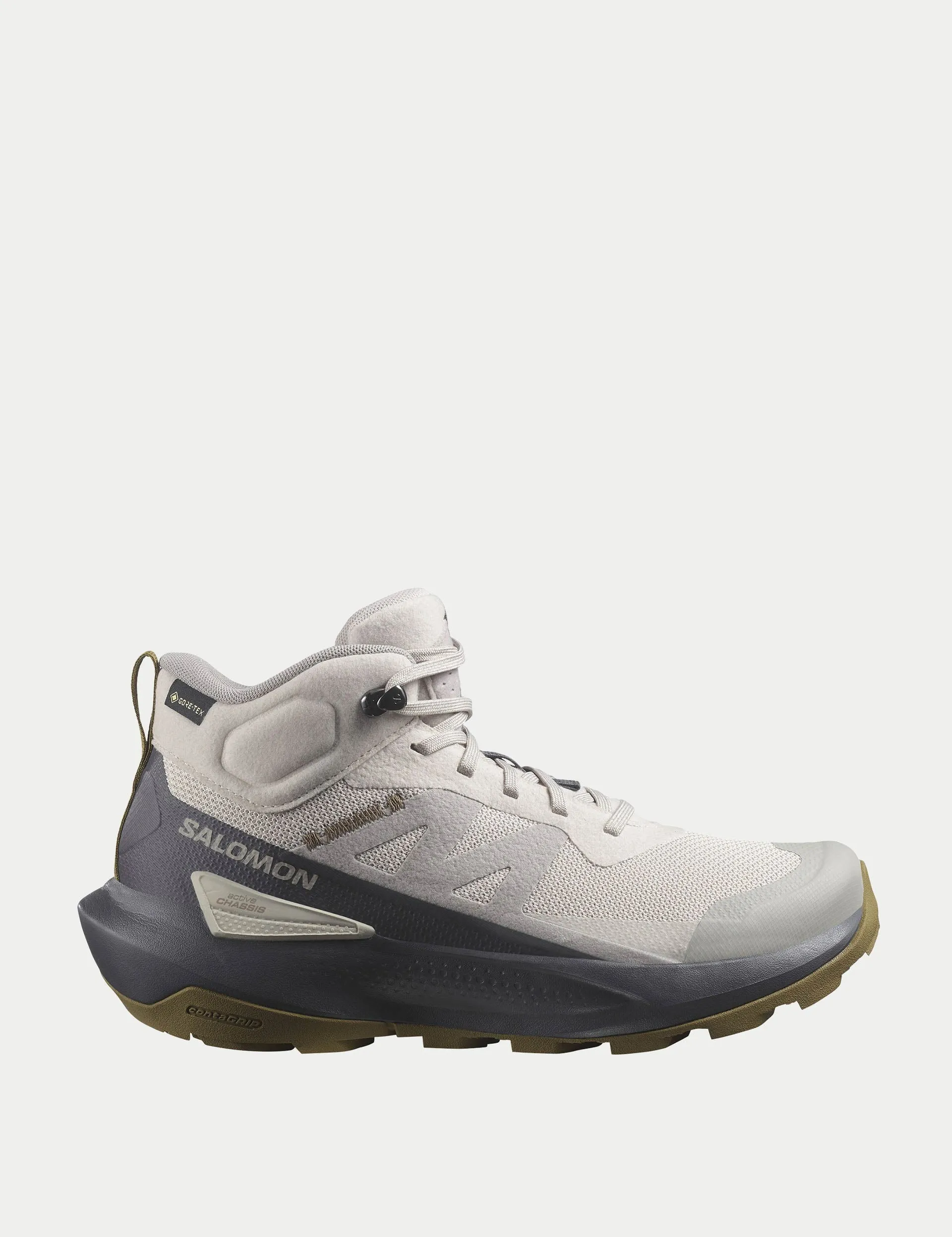 Quick Drying Weekend Errands Elixir Activ Mid Gore-Tex - Silver Cloud/Nine Iron/Gothic Olive
