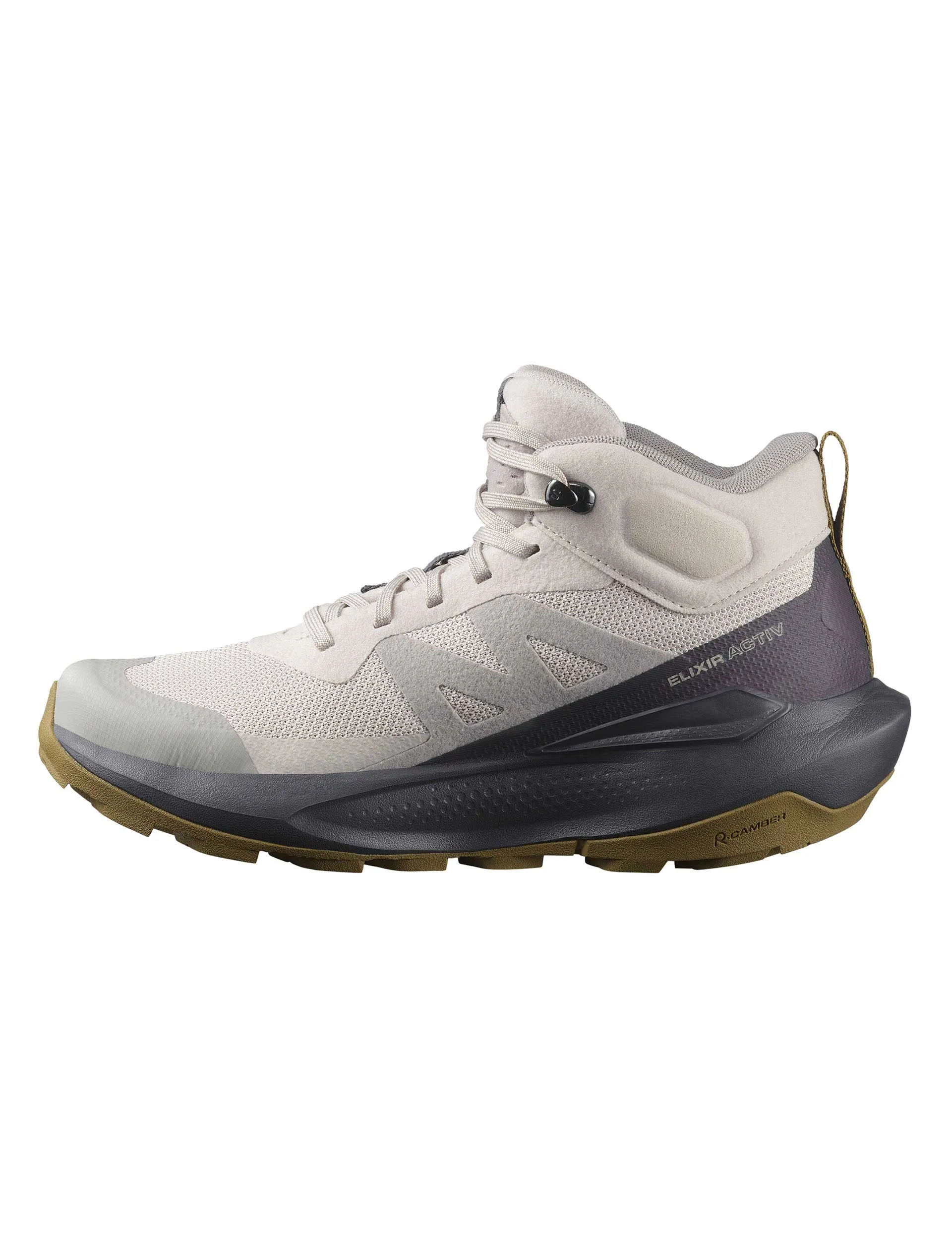 Durable Build Airport Travel Soft Neutral Elixir Activ Mid Gore-Tex - Silver Cloud/Nine Iron/Gothic Olive