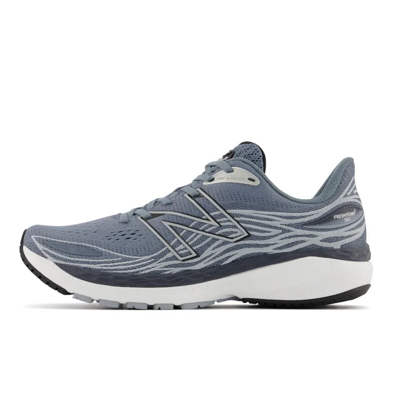 adjustable - fit shoes Fresh Foam X 860v12 - Ocean Grey with Light Slate and Black - Men's