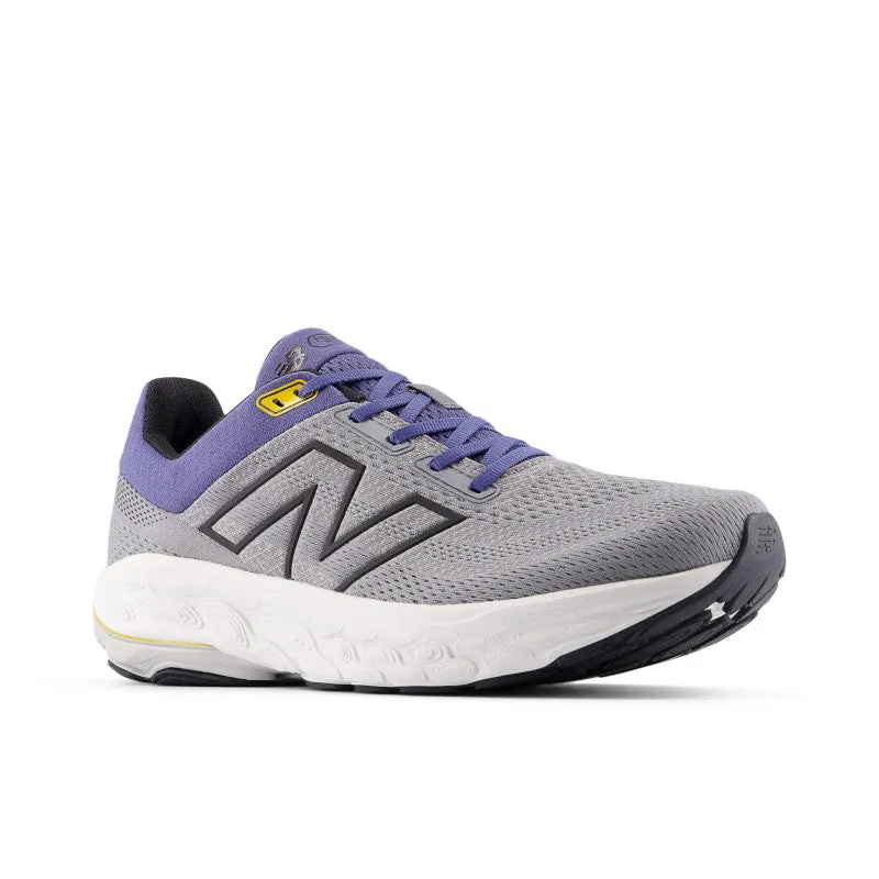 Fresh Foam X 860v14 - Slate Grey with Dream State and Ginger Lemon - Men's Heel Guard summer running footwear