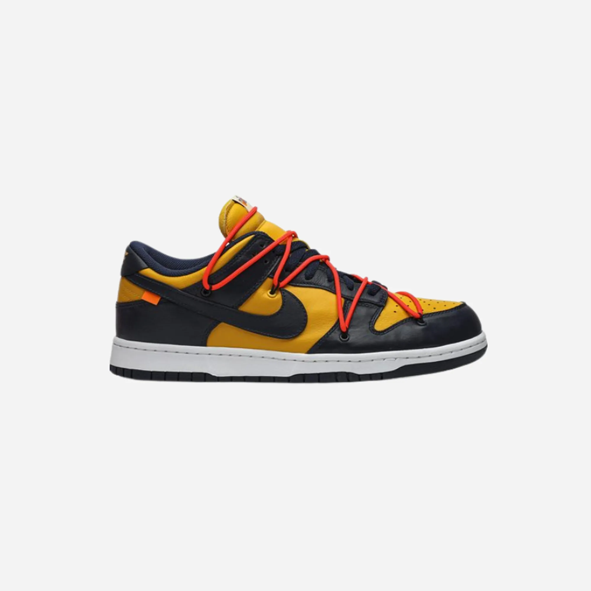 Nike Dunk Low Off-White University Gold Shock Wear Anti   Fatigue