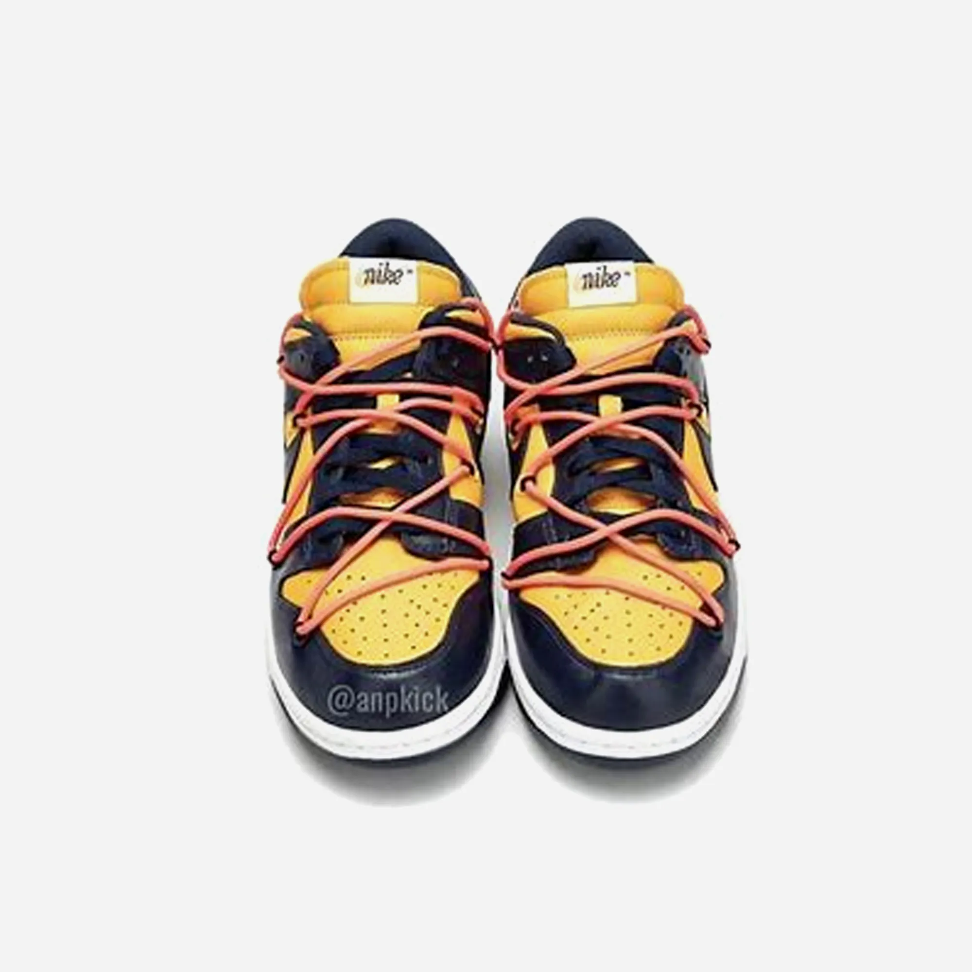 Nike Dunk Low Off-White University Gold Hybrid Sole