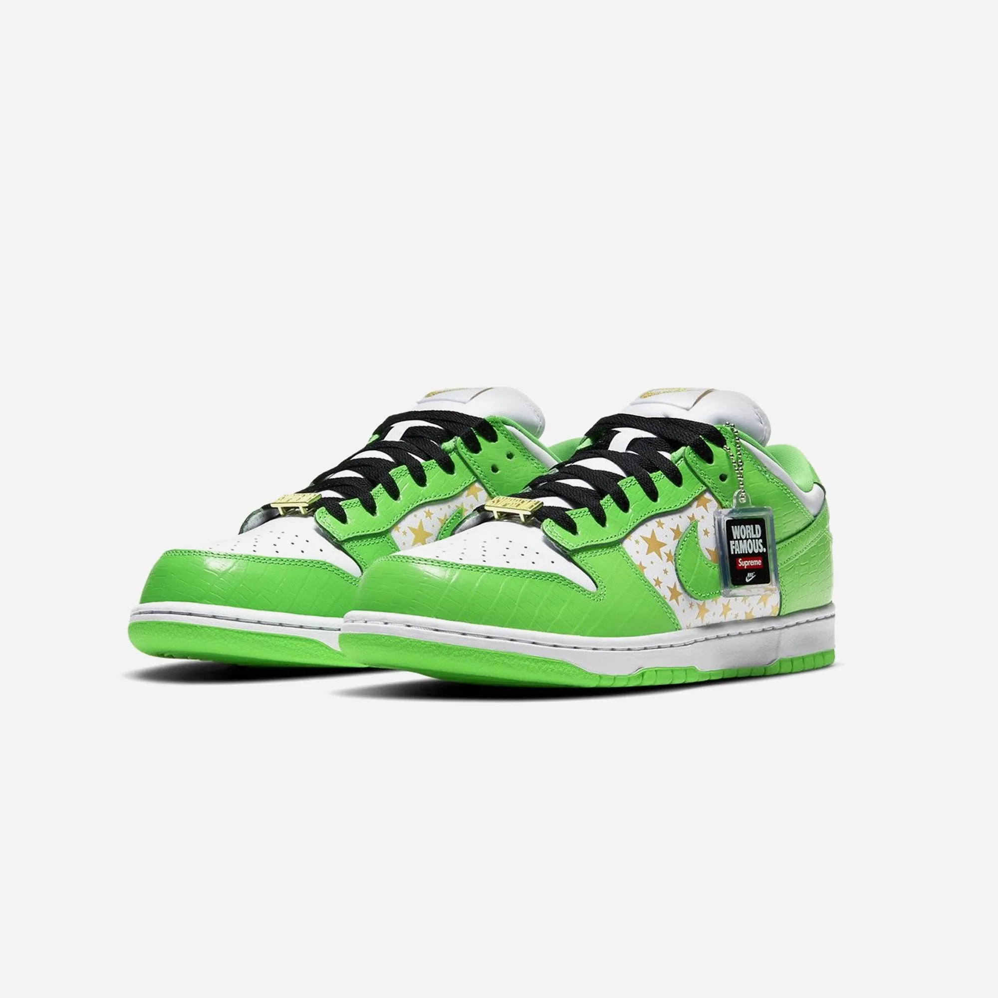 Bounce Response Anti Fatigue System SB DUNK LOW SUPREME STARS MEAN GREEN