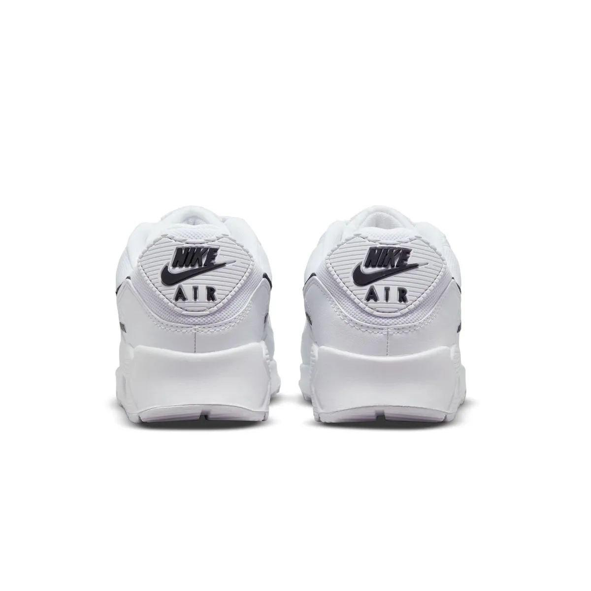 Wmns Air Max 90 'White Black' Action Fast
