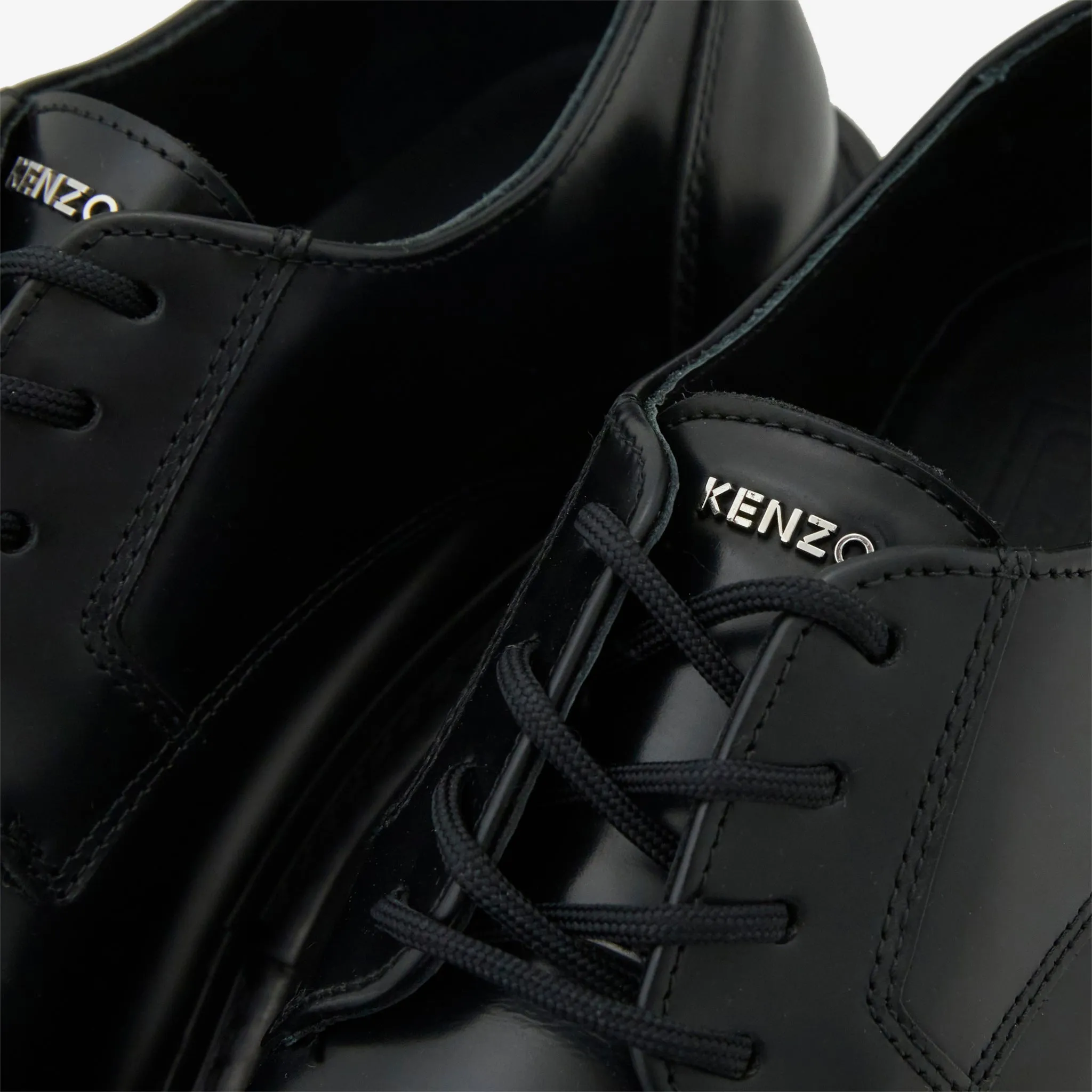'KENZO UKIO' Derbies Black Sleek Wear Stand Comfort
