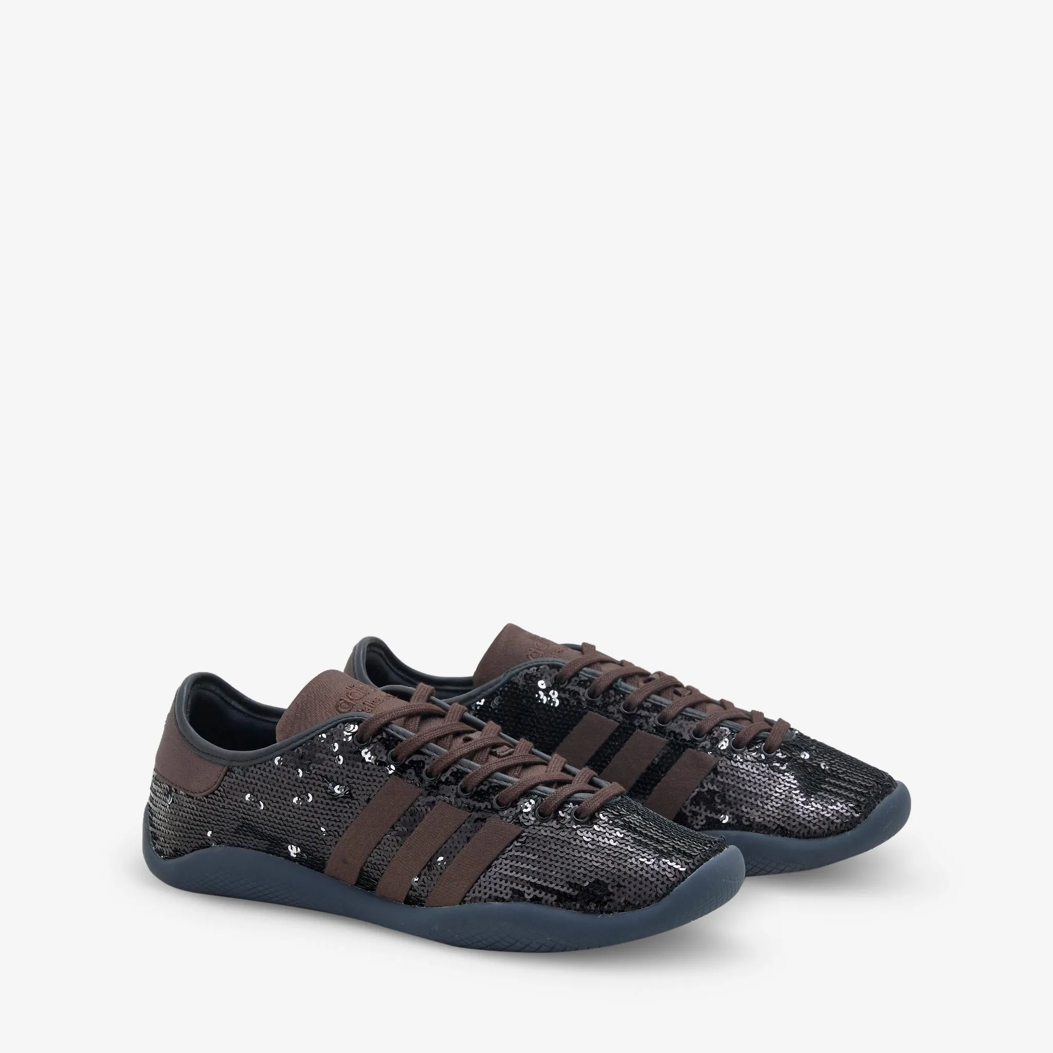 Stylish Upper Wales Bonner x Karintha Lo Core Black | Silver Metallic | Dark Brown