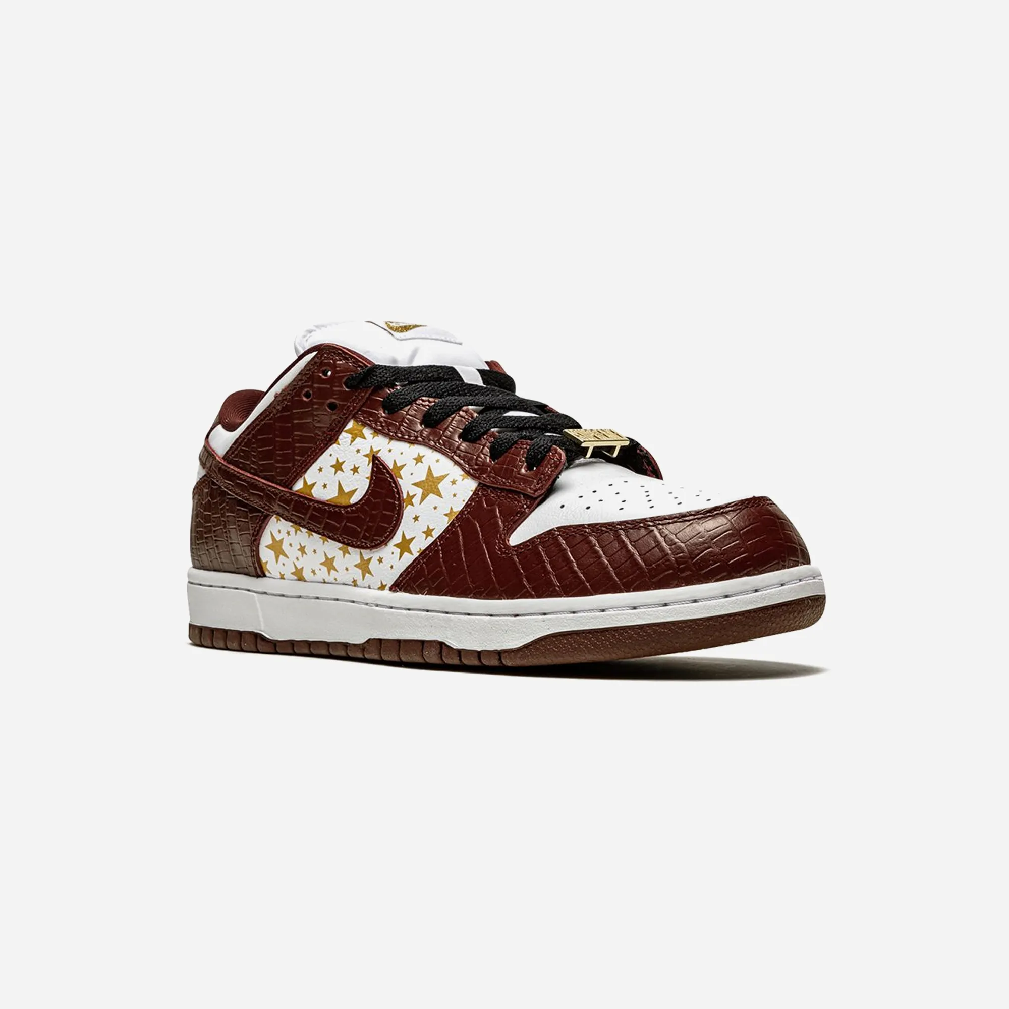 SB DUNK LOW SUPREME STARS BARKROOT BROWN Heel Stabilizer Design