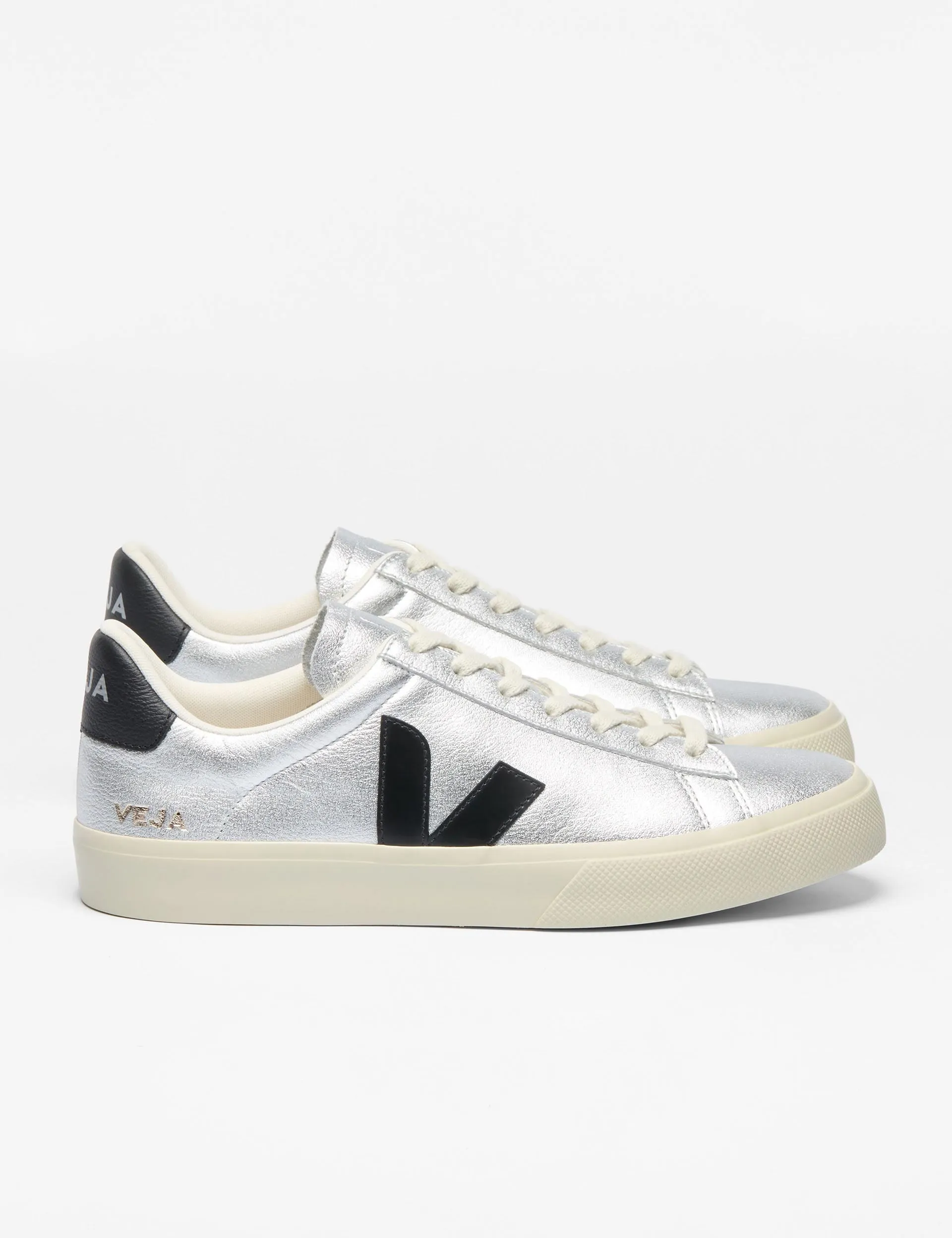 Lightweight Ease Running Routine Campo Leather - Silver Black