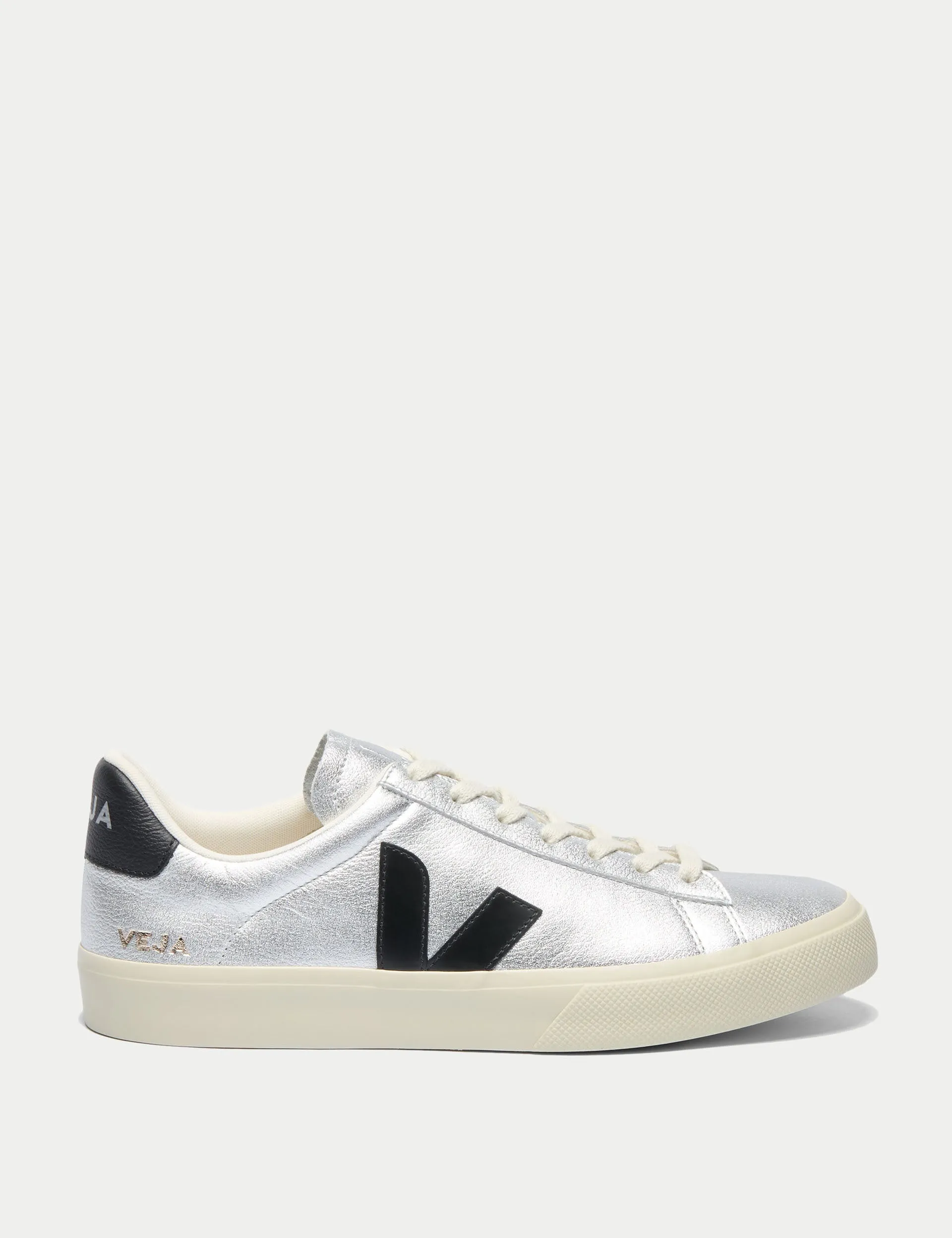 Adjustable Fit Antimicrobial Campo Leather - Silver Black