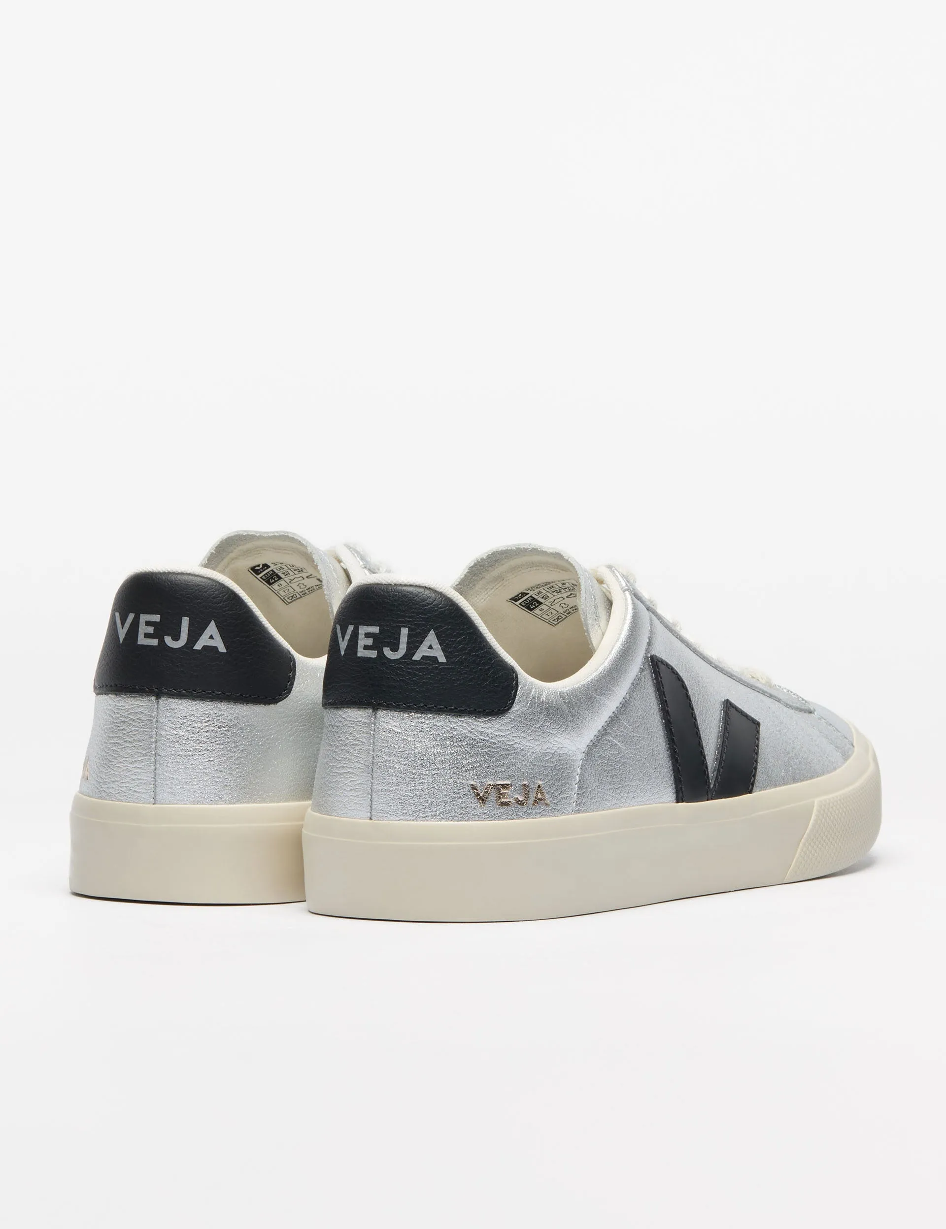 Air Touch Minimal Pressure Campo Leather - Silver Black