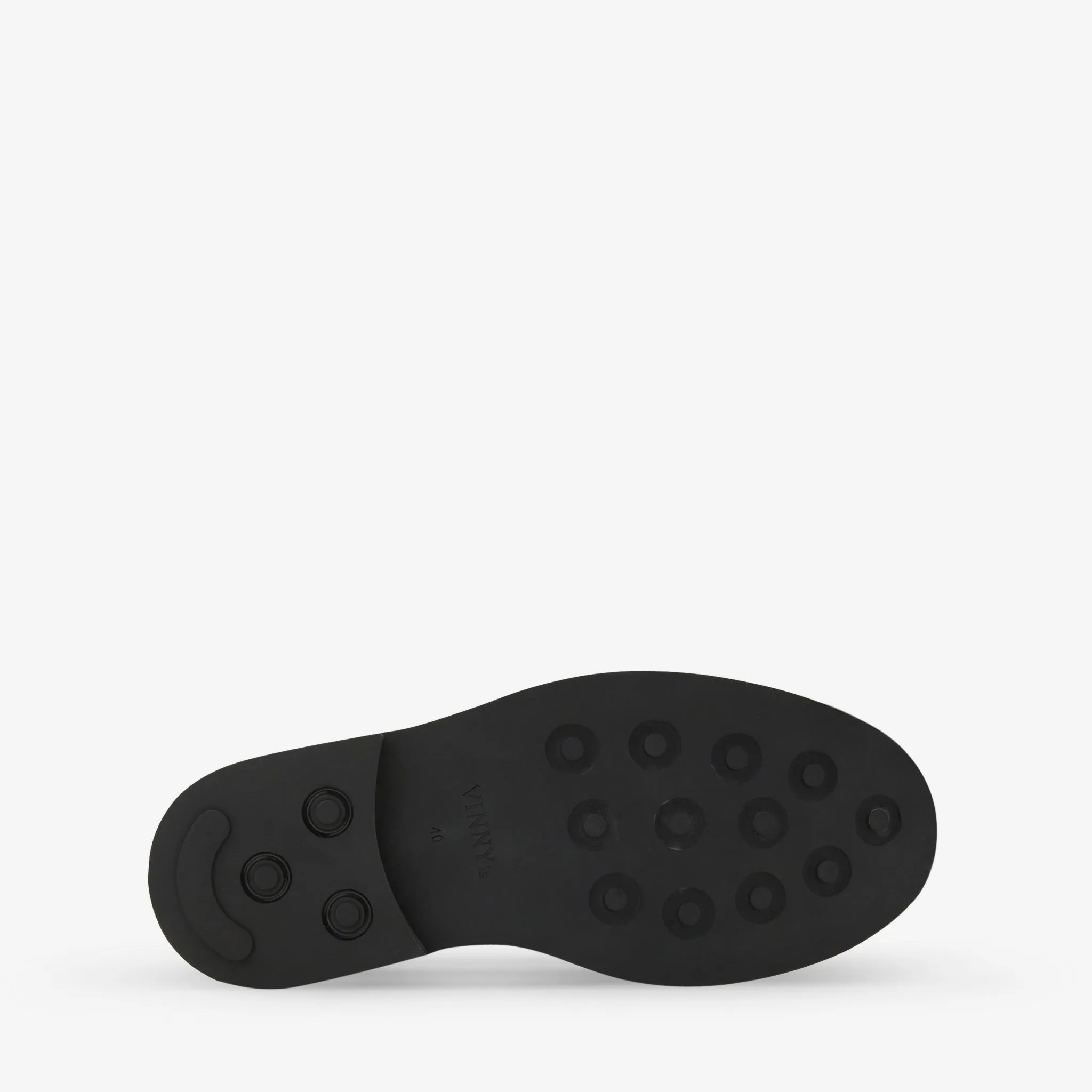 Vinnee T-Strap Derby Black Lizard Pattern Comfort toe Subtle Texture