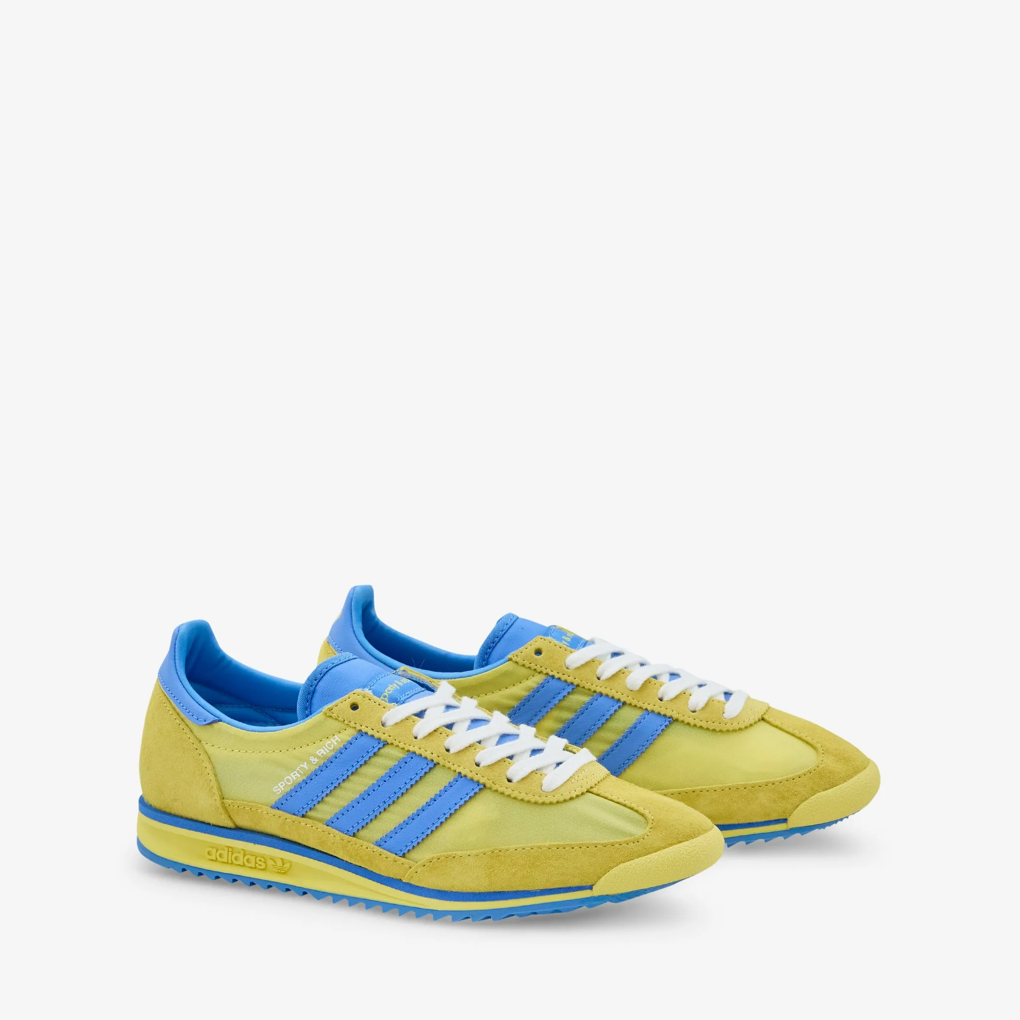 Sporty & Rich x Women's SL72 Light Yellow | Real Blue | Cloud White Lace Up