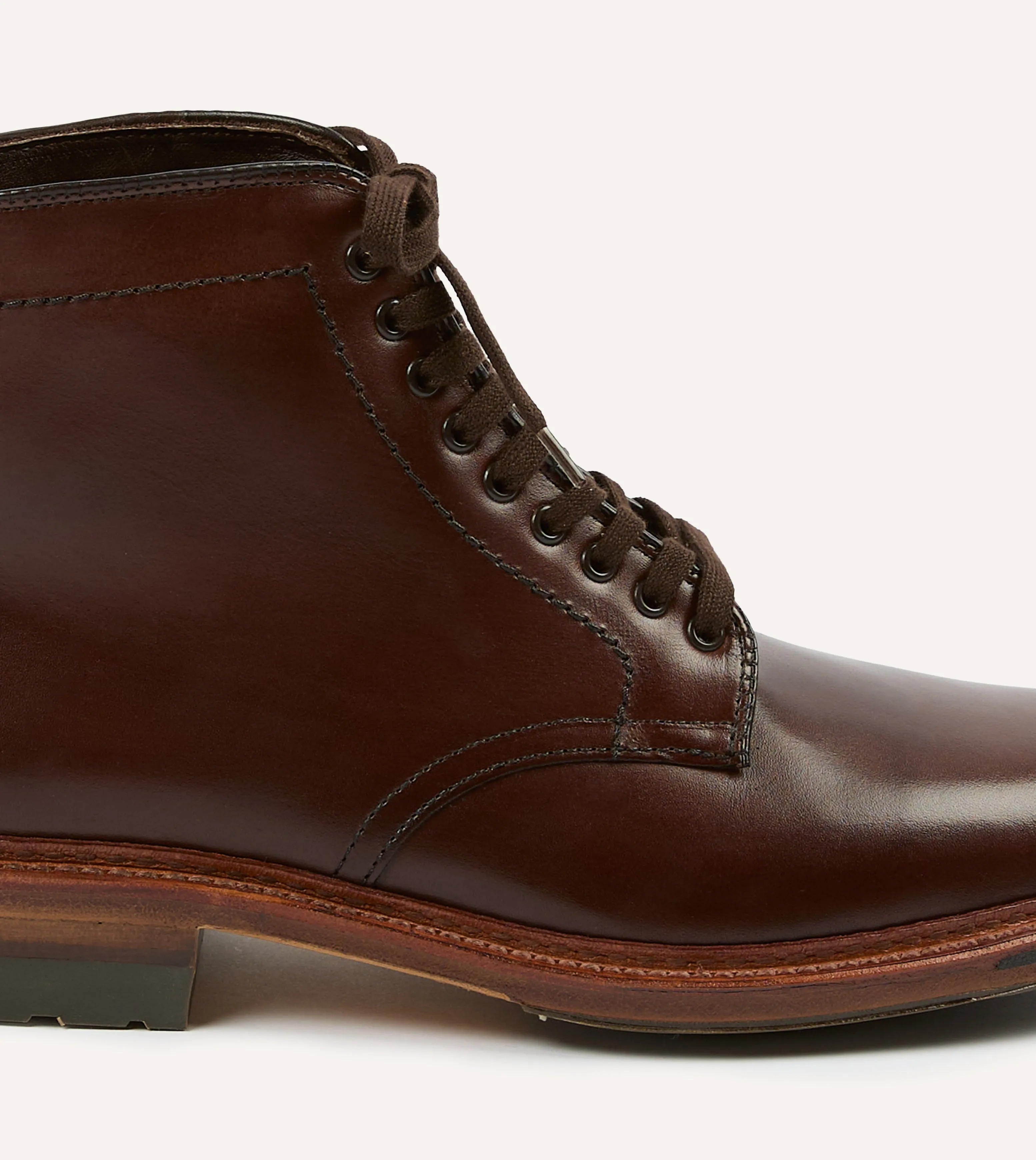 Alden Brown Calf Leather Plain Toe Boot Stackable birthday