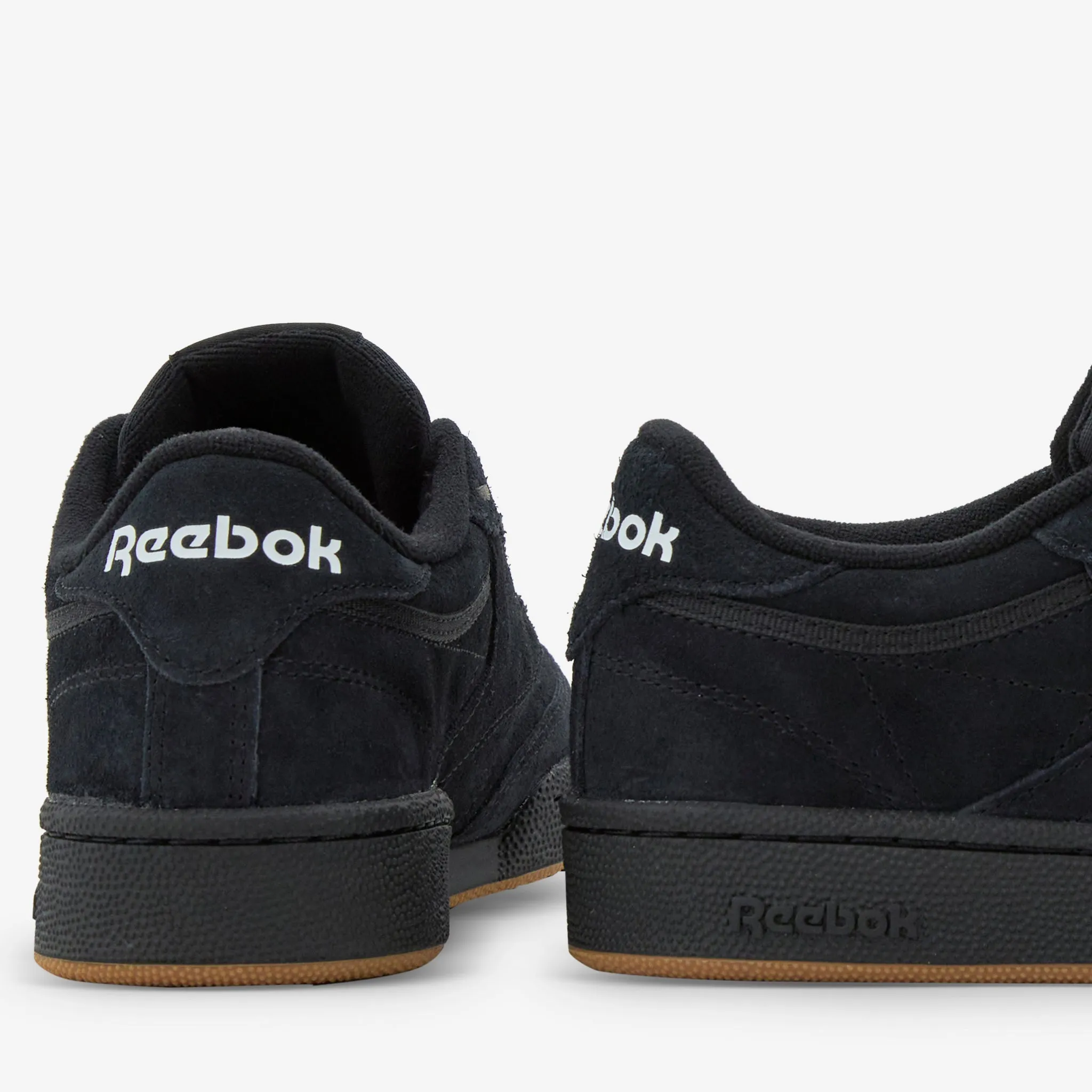 Club C 85 Black | White Velcro straps