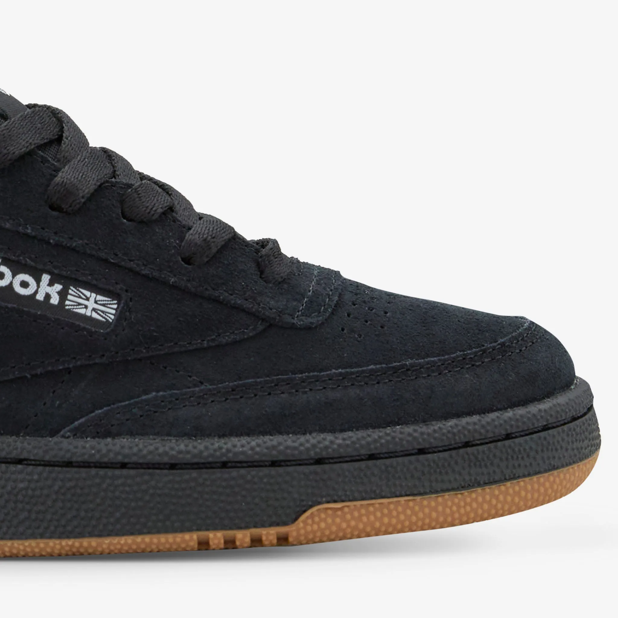 Club C 85 Black | White Flat Outsole