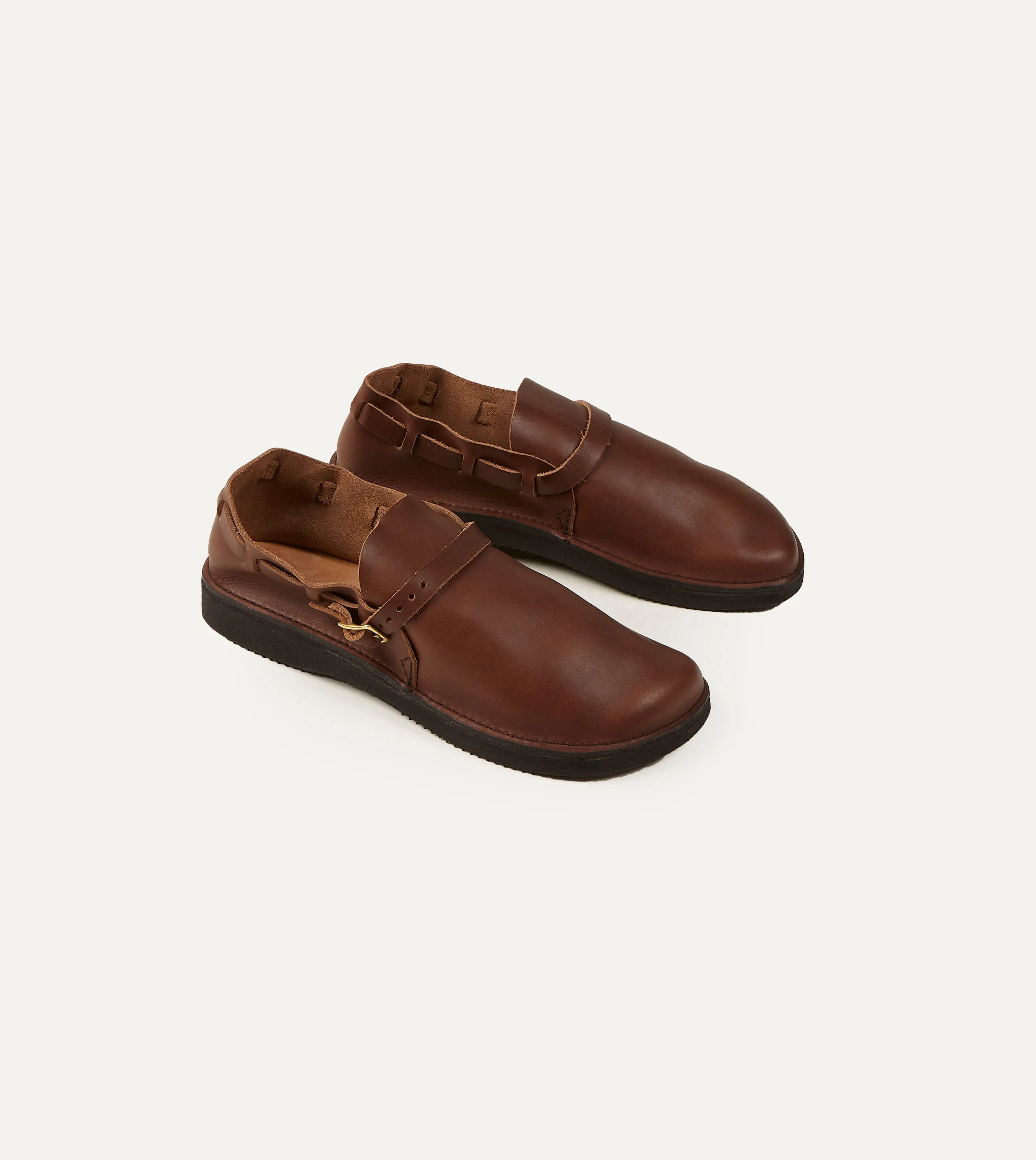 Aurora for Drake's Middle English Brown Full Grain Leather Shoe desirable