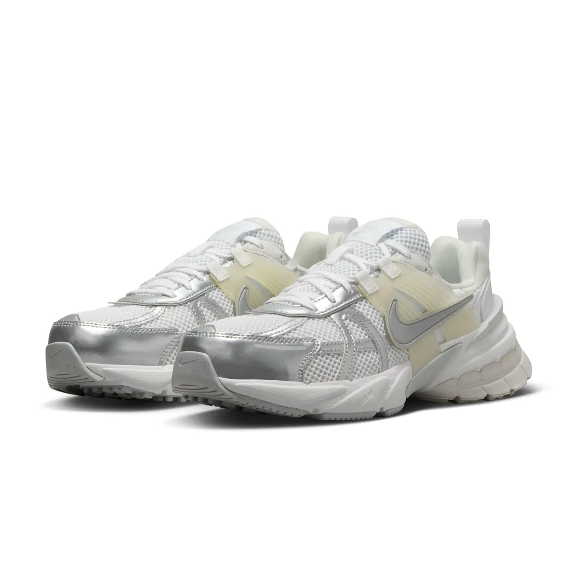 Wmns V2K Run 'Metallic Silver White' Urban Style Anti Odor Gym Workout
