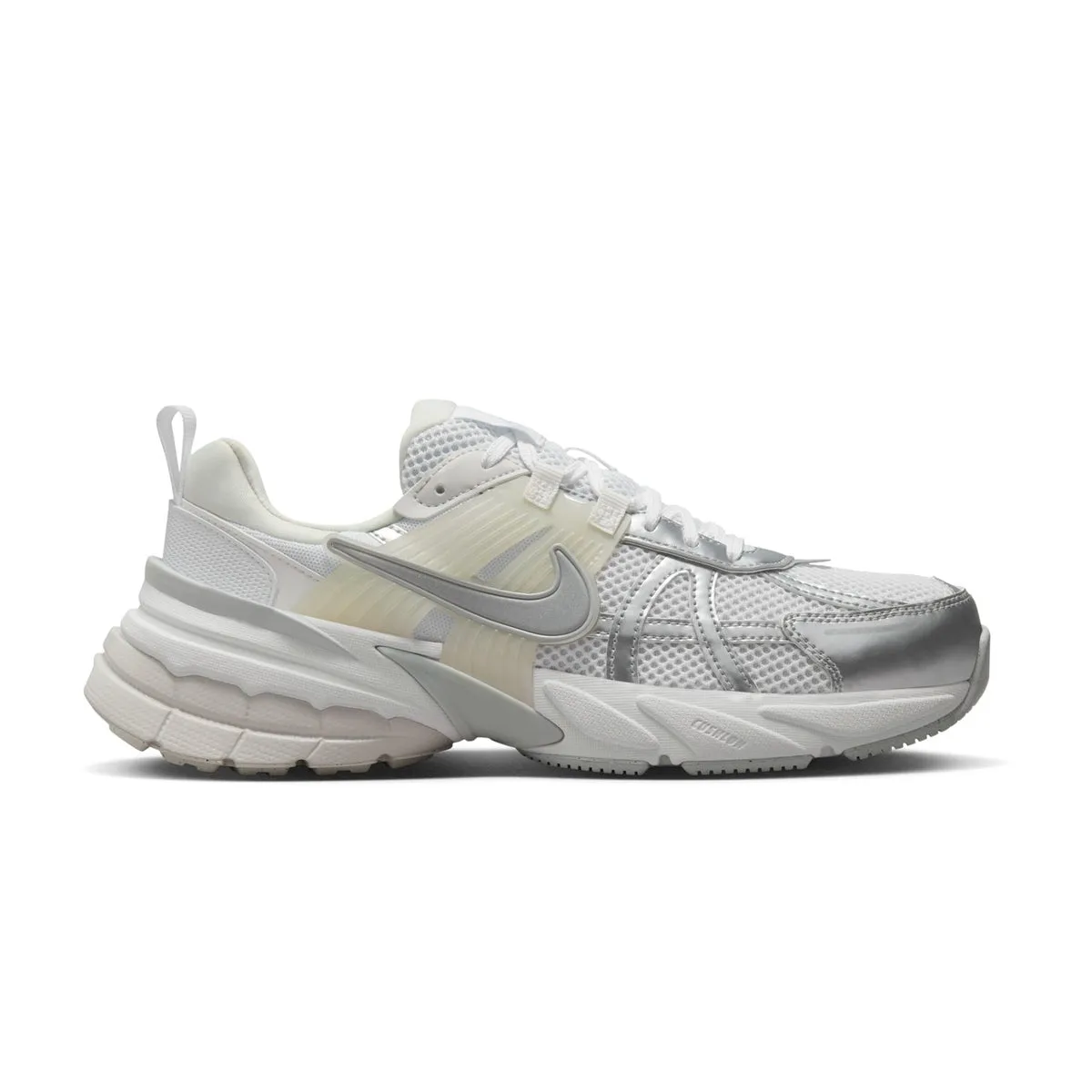 Wmns V2K Run 'Metallic Silver White' Durable Build Cyber Mode