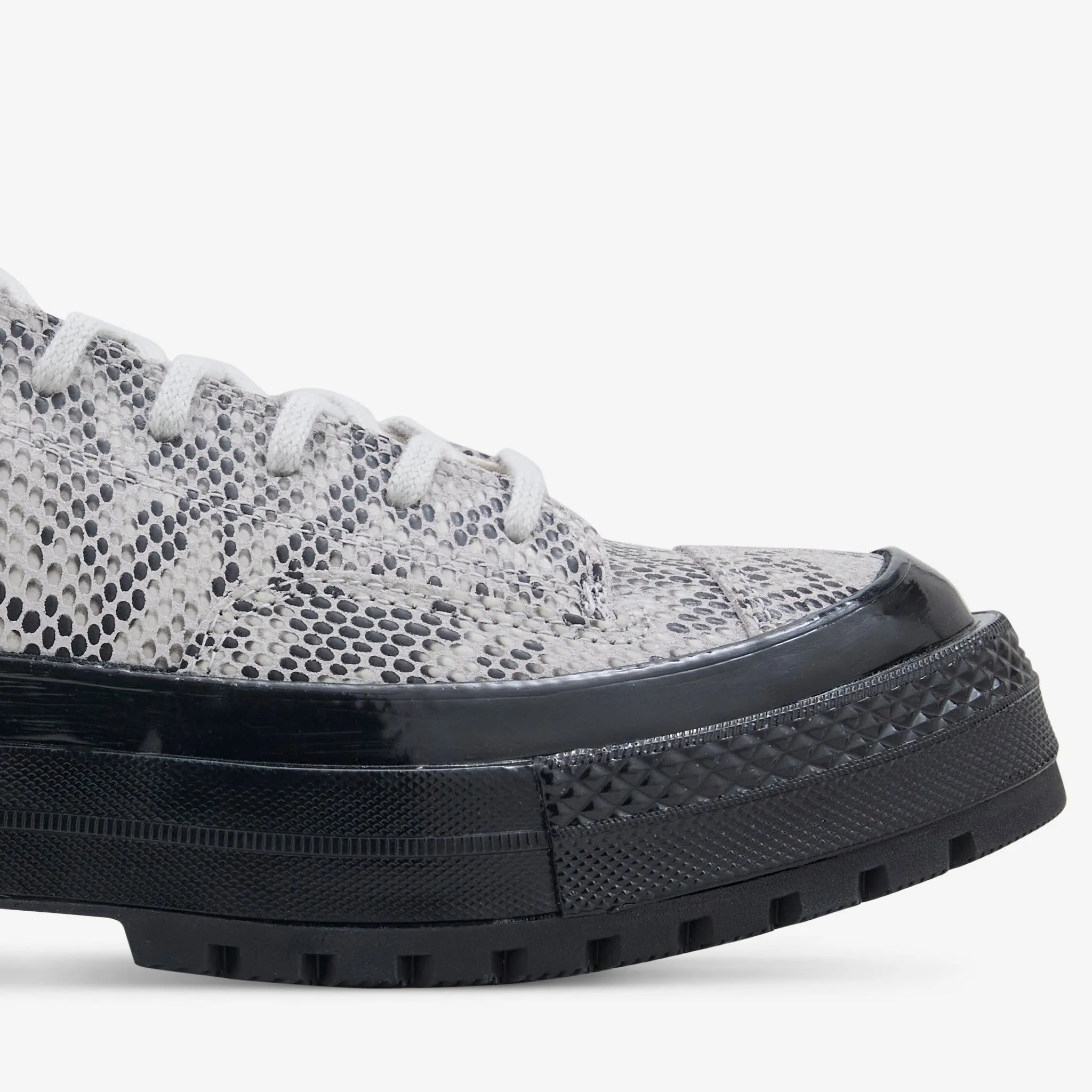 Low Profile Chuck '70 Formal Suede Snake Print Low Barely Grey | Black