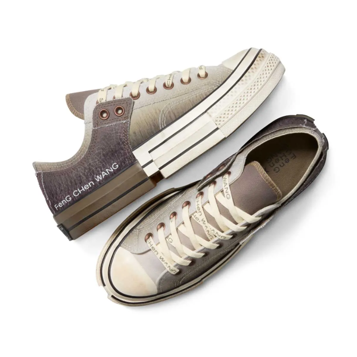 Daily Comfort   Feng Chen Wang 2-in-1 Chuck 70 Low Top 'Brown Egret'