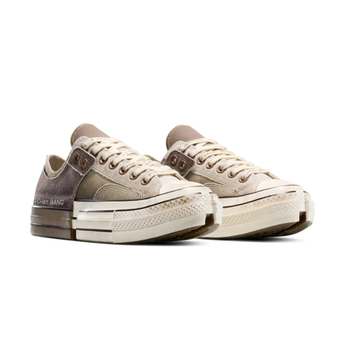   Feng Chen Wang 2-in-1 Chuck 70 Low Top 'Brown Egret' Korean Trend