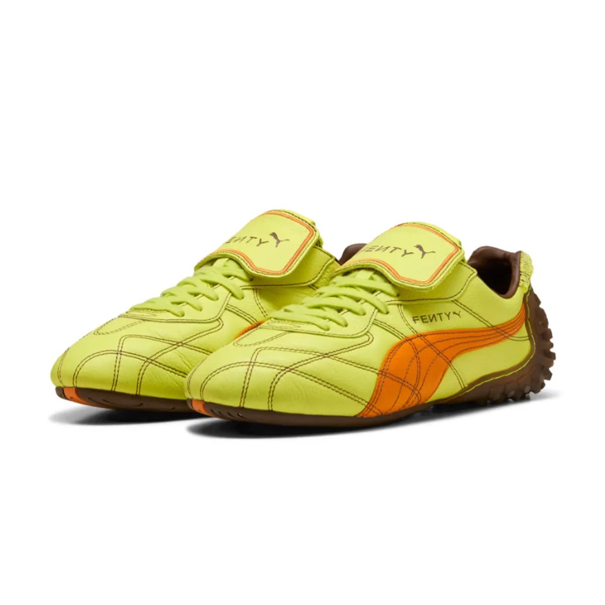   FENTY Avanti LS Stitched 'Lime Sheen Pumpkin Pie' Flexibility Feature Lace Up