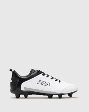 Fila Men's Era White/Black Football Boots Clean Finish
