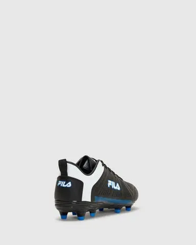 Firm Fit Flex grooves Fila Men's Erba Black/Blue Football Boots